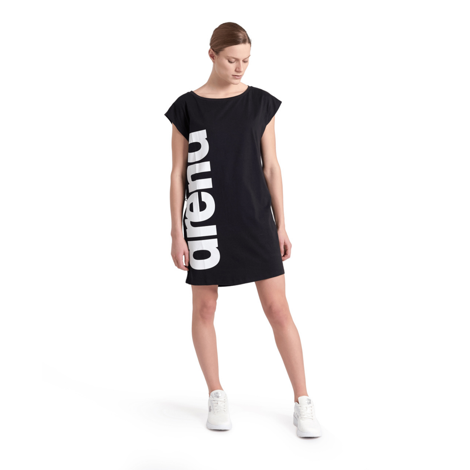 Arena W Arena Logo Dress Rock in SCHWARZ