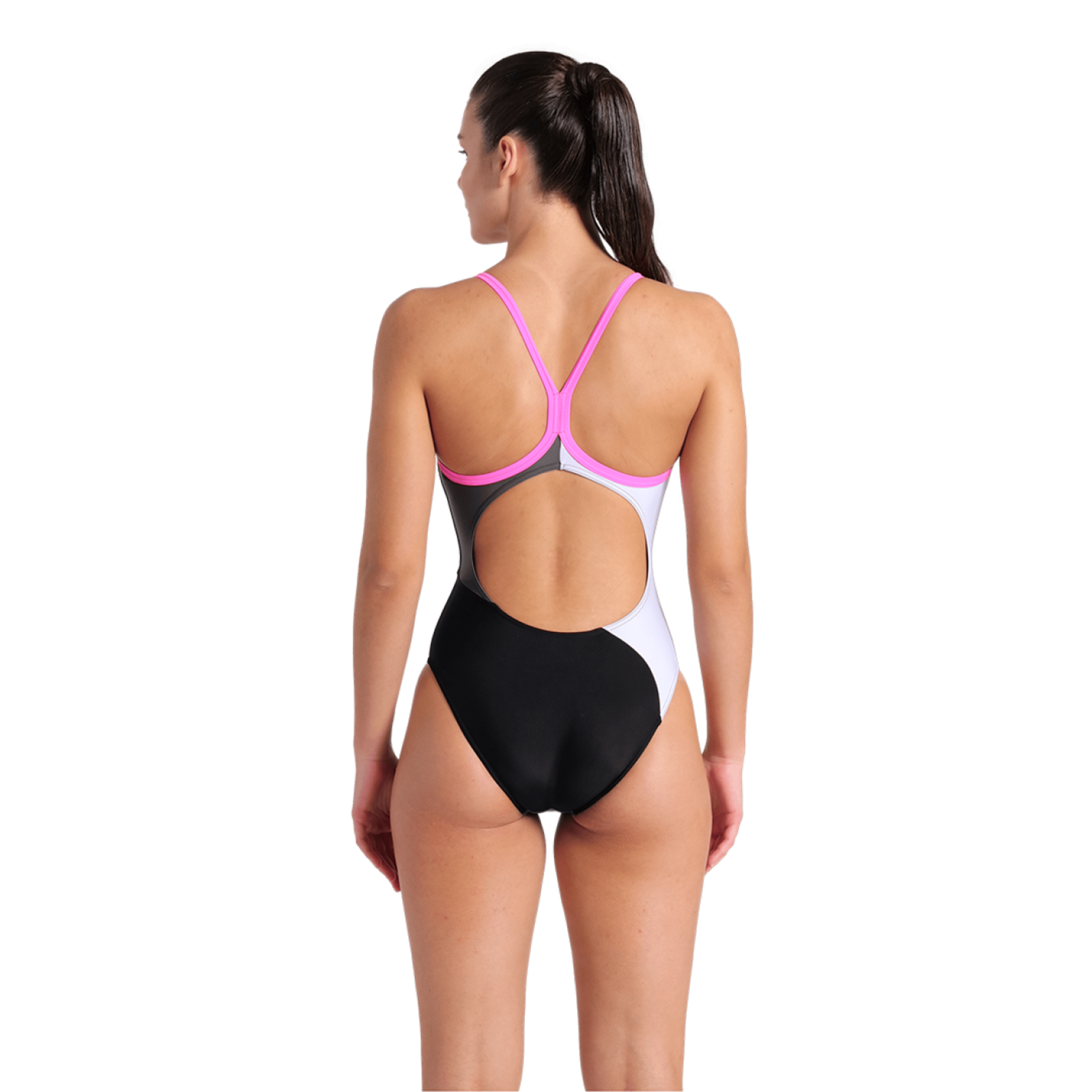 Arena W Arena Multi Slices Swimsuit Lightdrop Back Badeanzug in MEHRFARBIG
