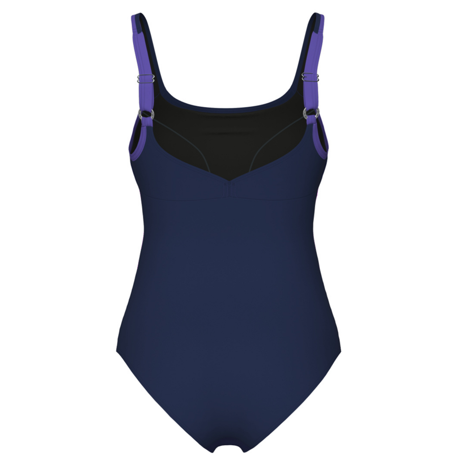 Arena W Arena Swimsuit Rosa Wing Back C Cup Figurformender Badeanzug in BLAU