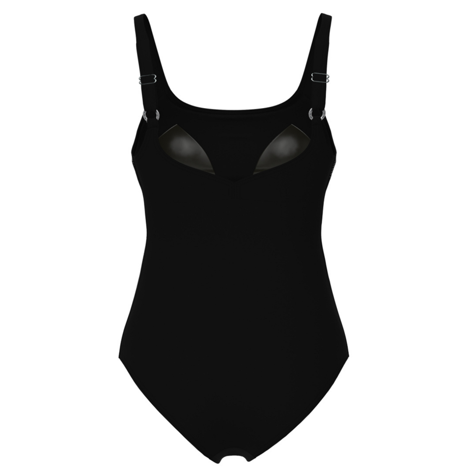 Arena W Arena Swimsuit Milena Wing Back C Cup Figurformender Badeanzug in SCHWARZ