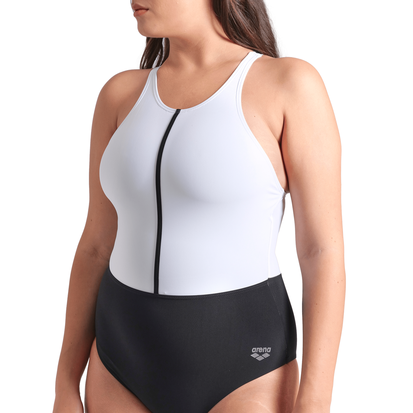 Arena W Arena Swimsuit Silvia Cross Back Figurformender Badeanzug in MEHRFARBIG