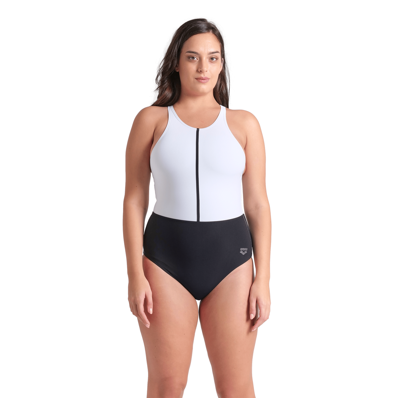 Arena W Arena Swimsuit Silvia Cross Back Figurformender Badeanzug in MEHRFARBIG