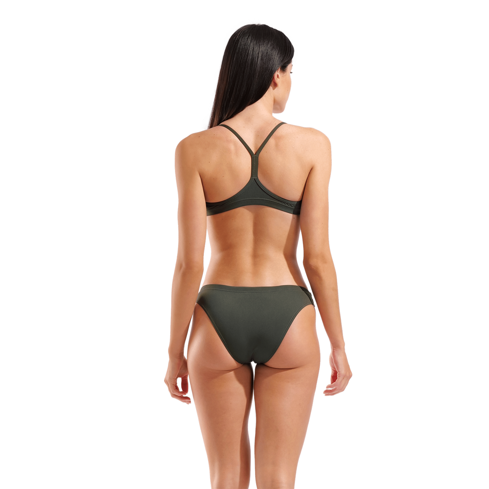 Arena W Arena Bikini Bandeau Solid Bikini Set in SCHWARZ