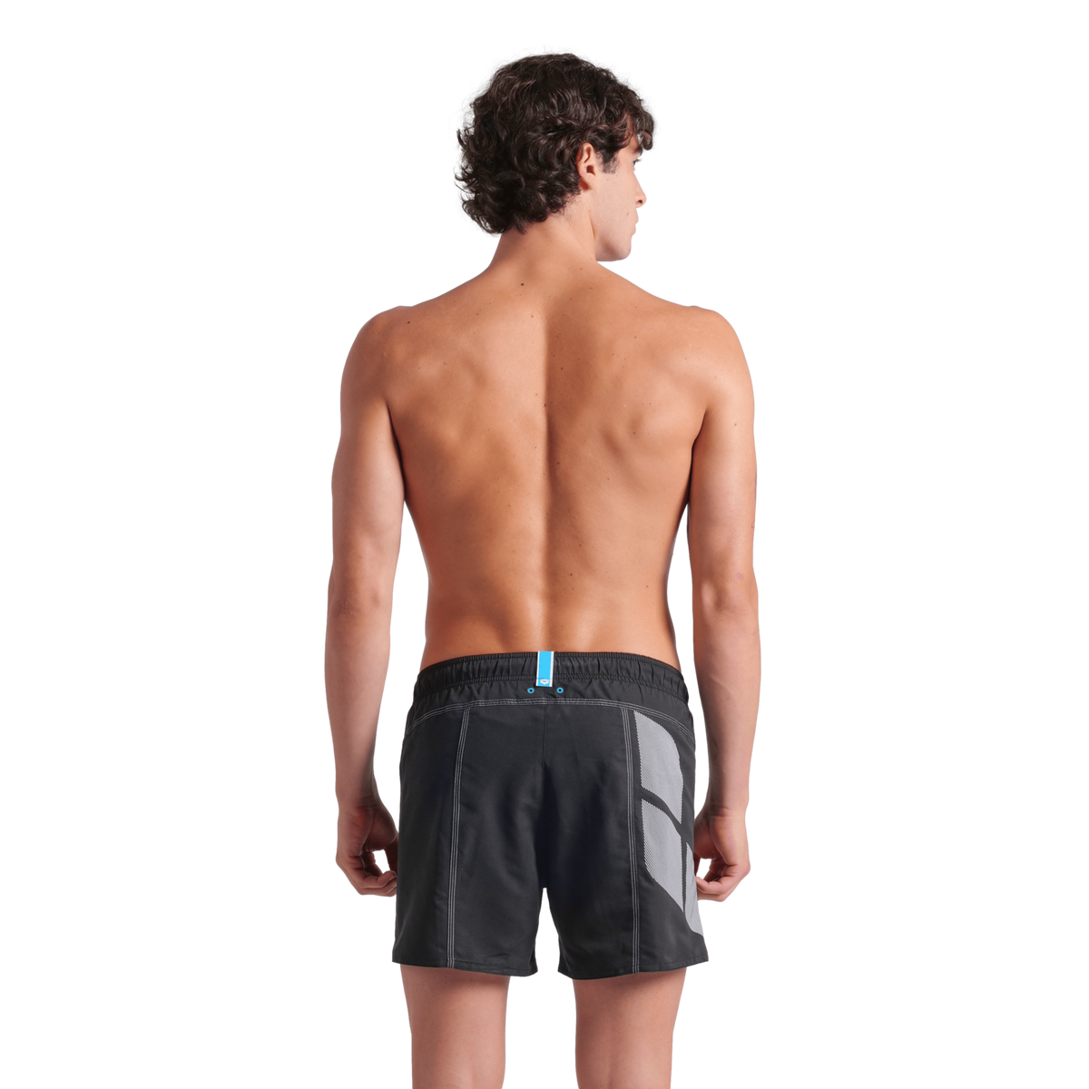Arena M Arena Pro_File Losange Beach Short Beach Short in SCHWARZ
