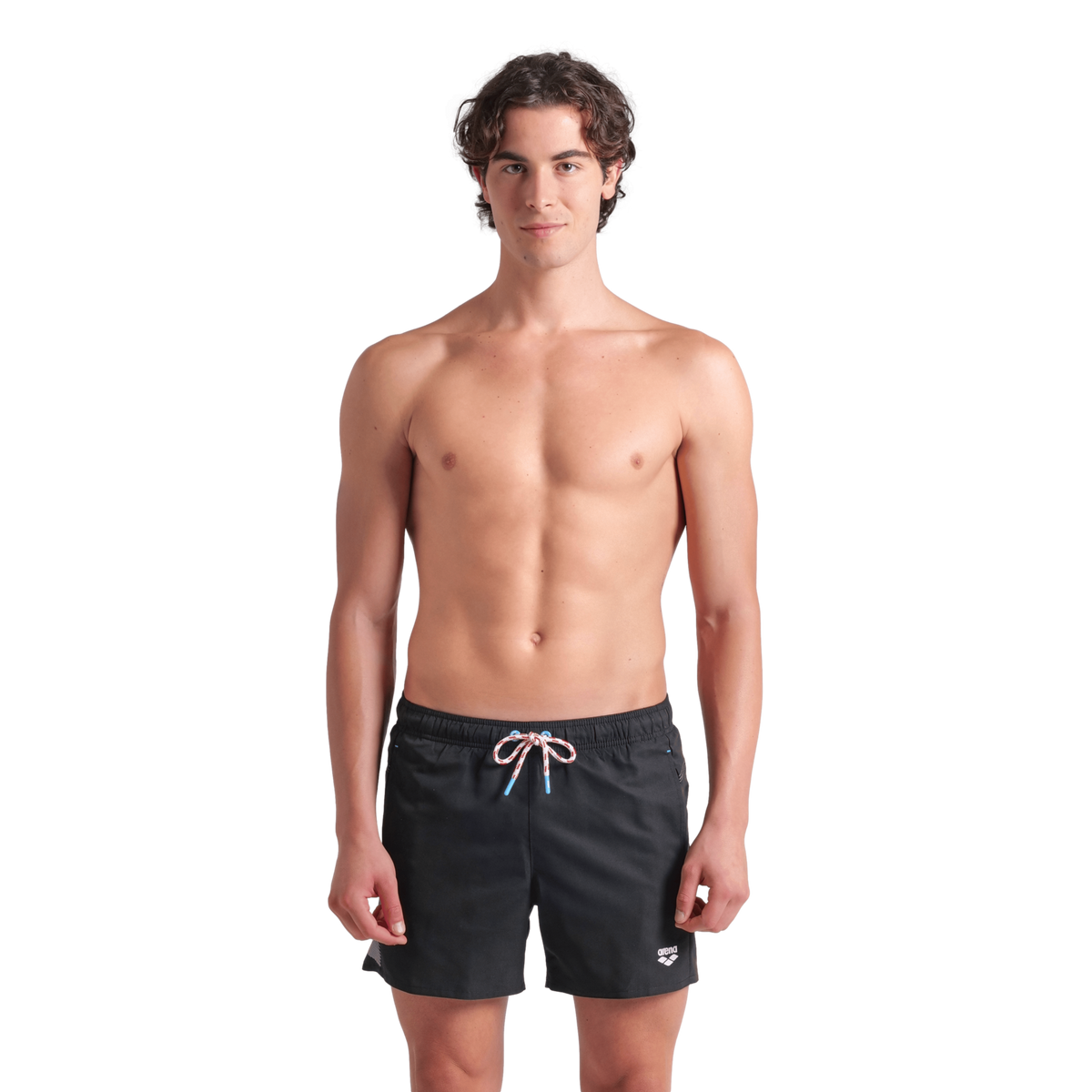 Arena M Arena Pro_File Losange Beach Short Beach Short in SCHWARZ