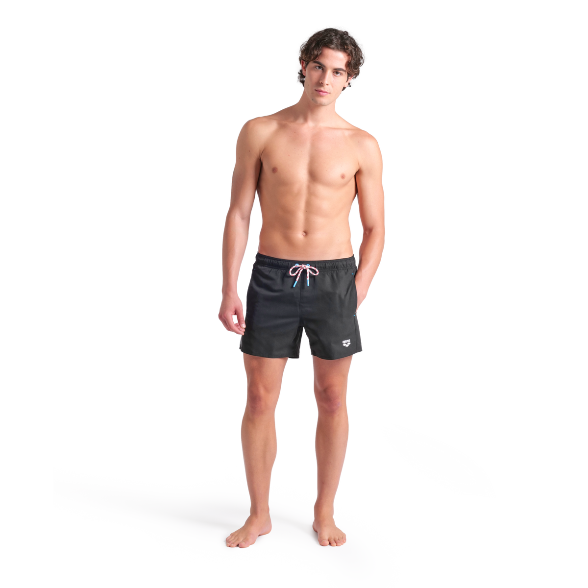 Arena M Arena Pro_File Losange Beach Short Beach Short in SCHWARZ