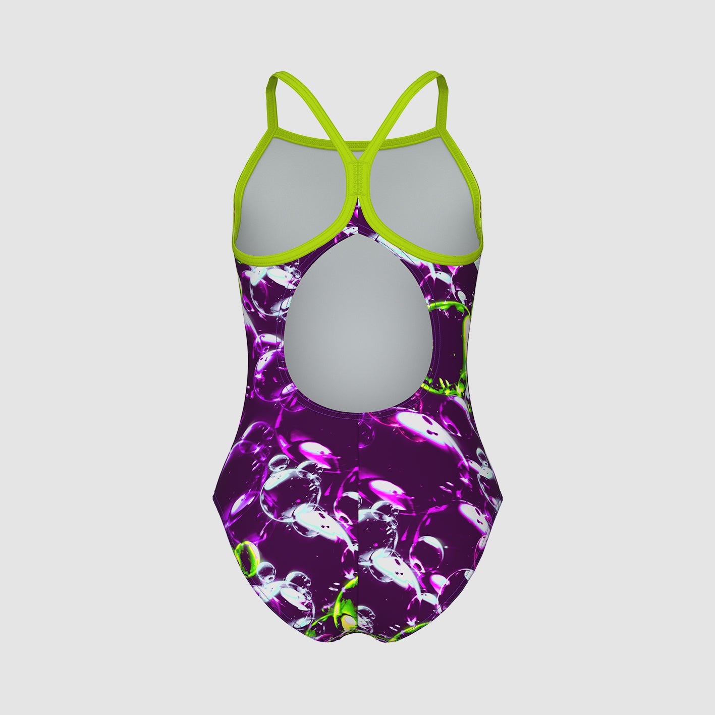 G Arena Soap Bubbles Swimsuit Light Drop Back Badeanzug