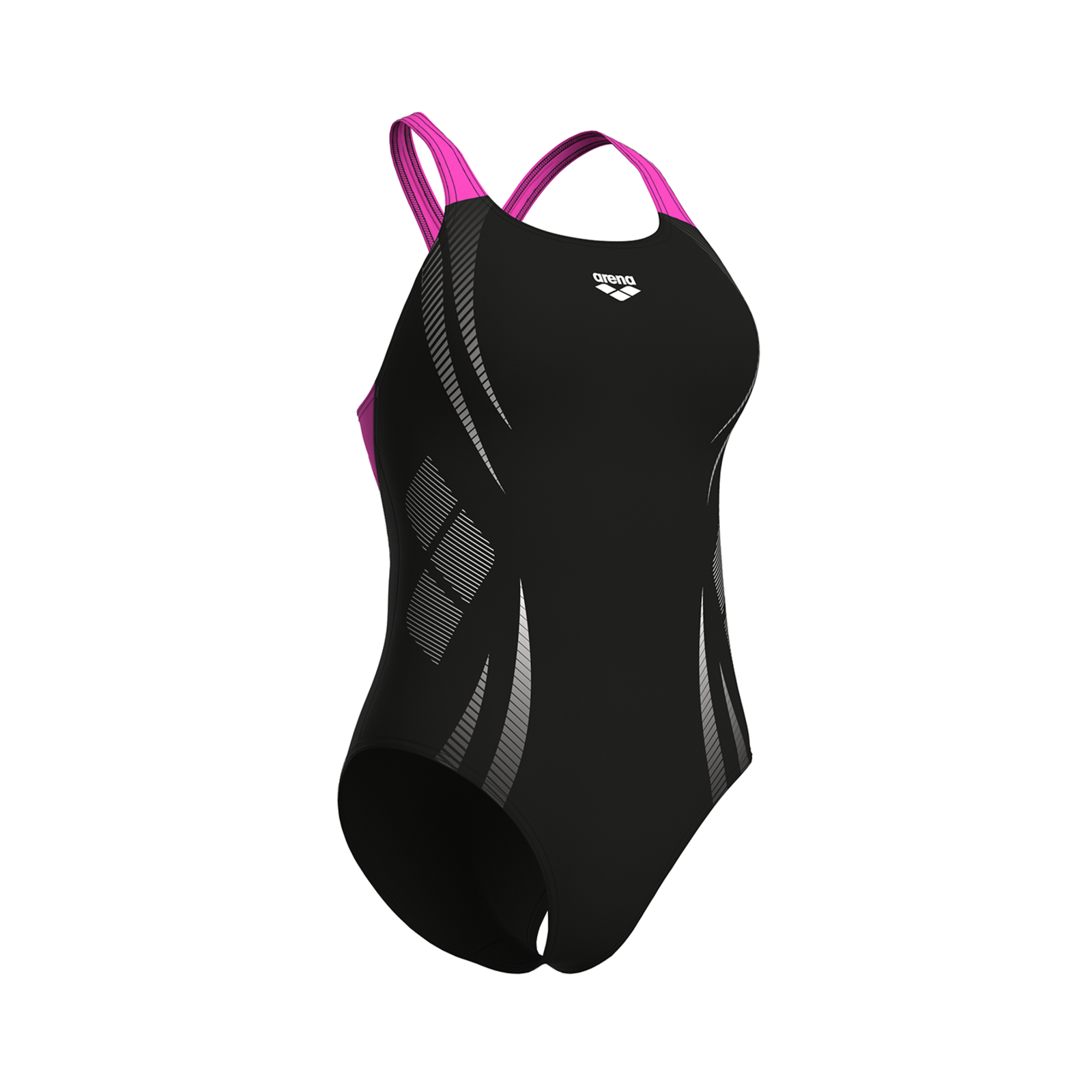Arena W Arena Poseidonia Swimsuit Swim Pro Back Lb Badeanzug in SCHWARZ