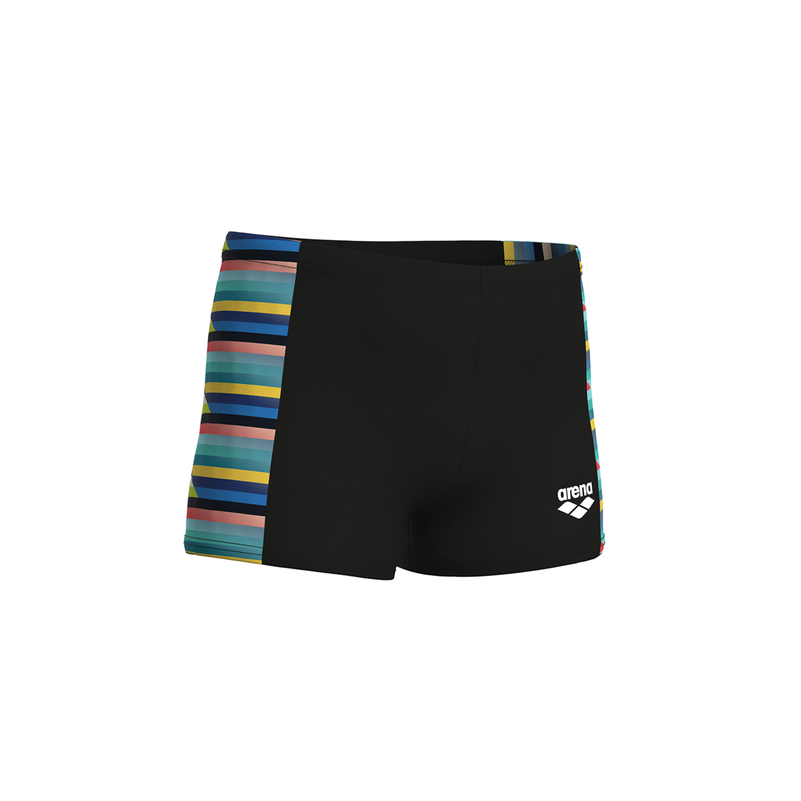 Arena B Arena Racing Stripe Swim Short in SCHWARZ