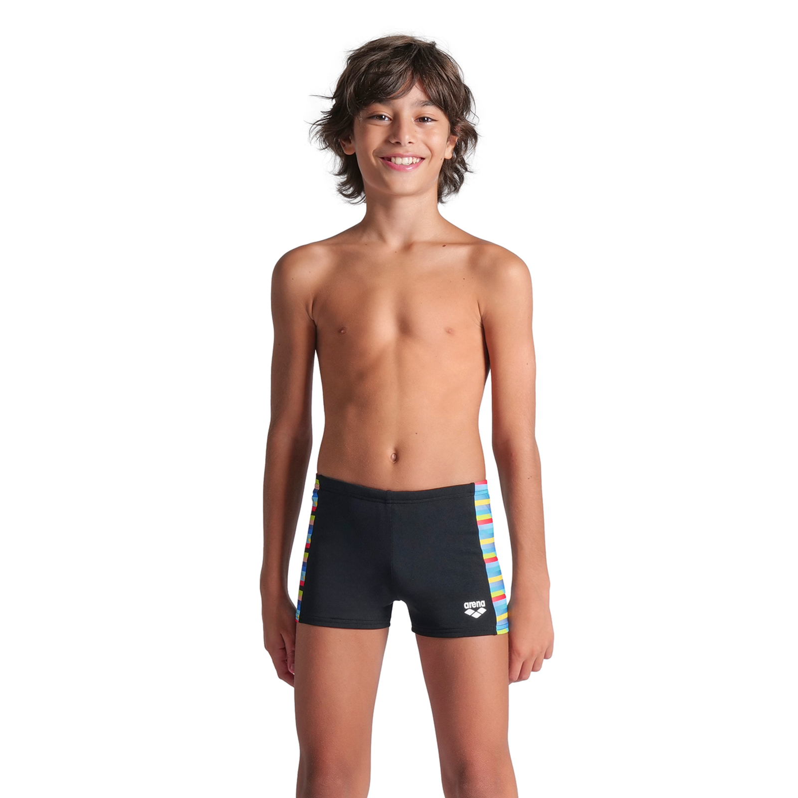 Arena B Arena Racing Stripe Swim Short in SCHWARZ