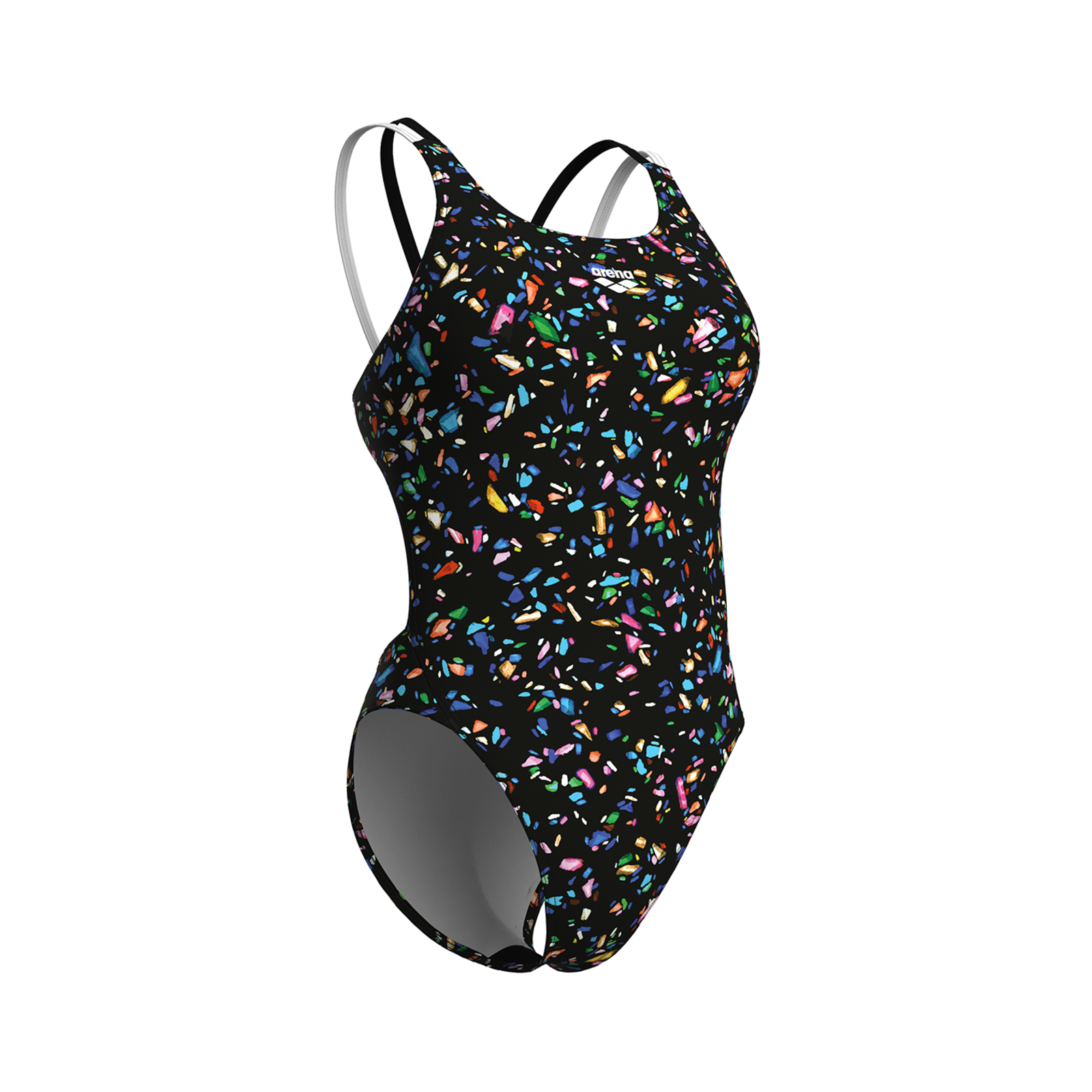 Arena W Arena Confetti Swimsuit Swim Tech Multi Badeanzug in MEHRFARBIG