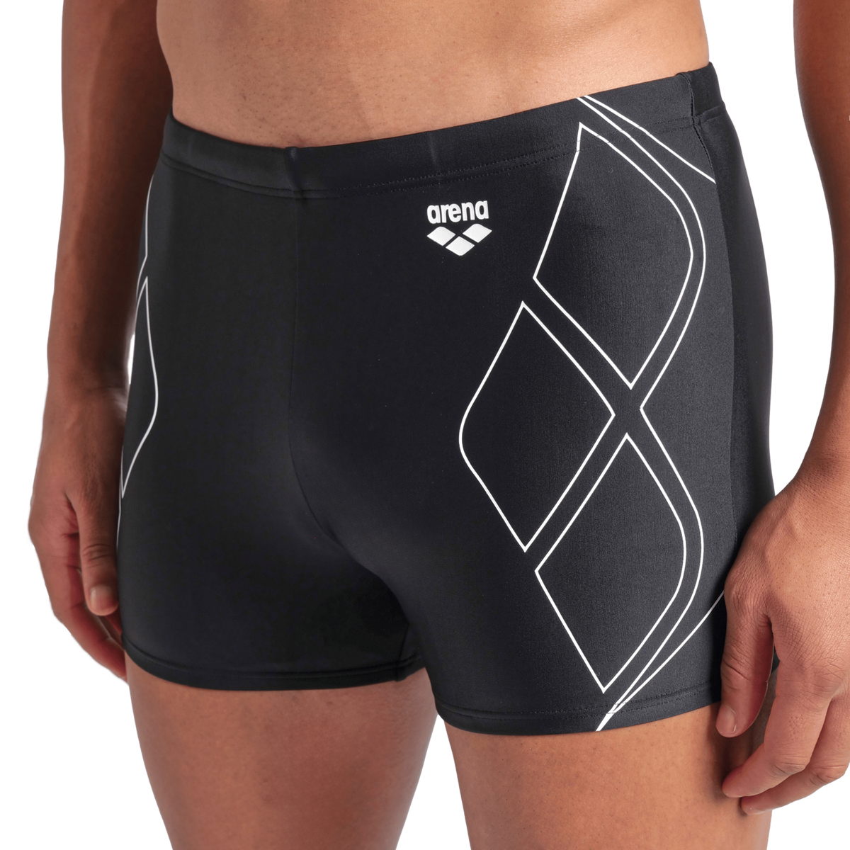 Arena M Arena Graphic Swim Short Swim Short in SCHWARZ