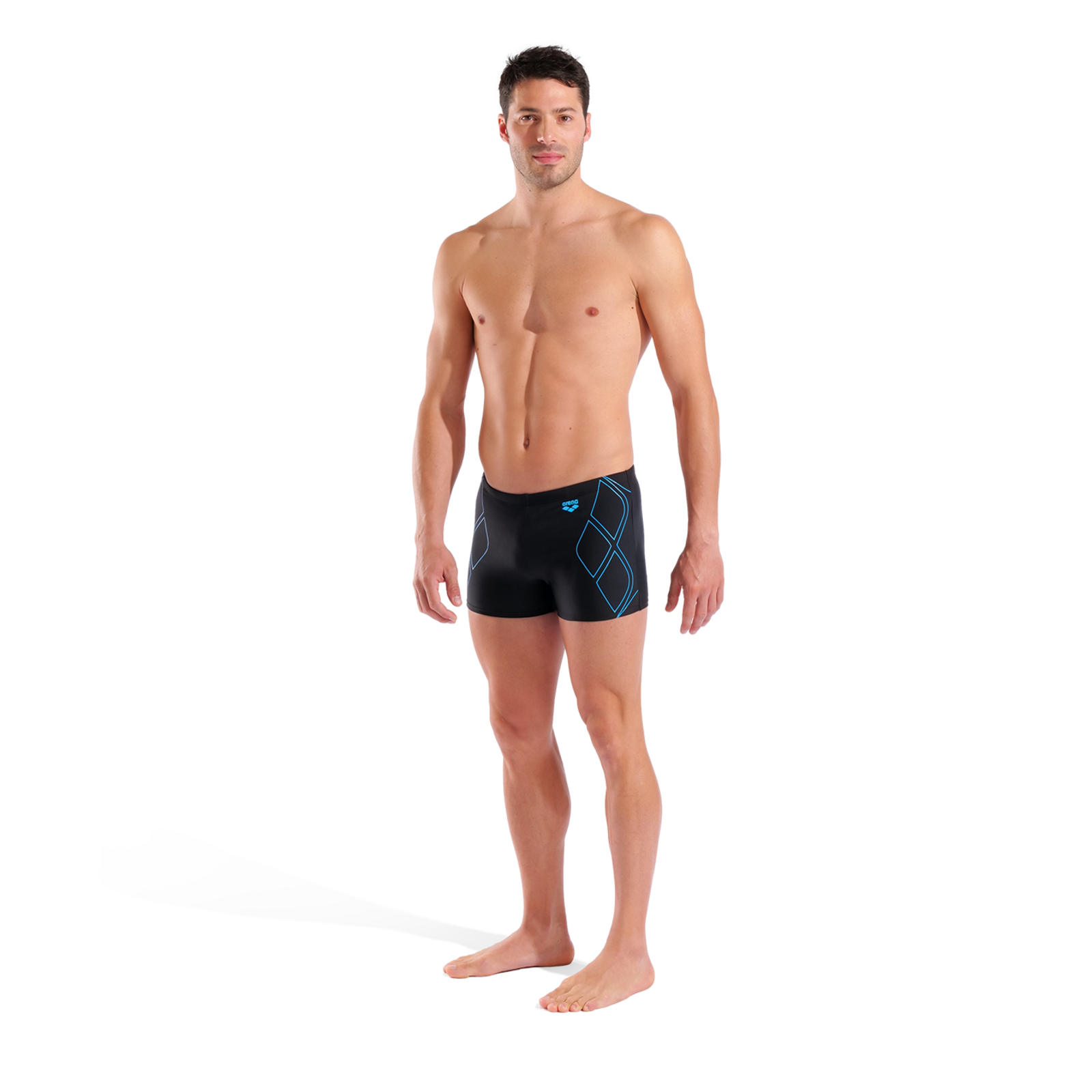Arena M Arena Graphic Swim Short Swim Short in SCHWARZ