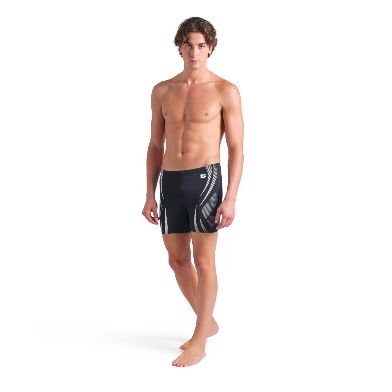 Arena M Arena Poseidonia Swim Mid Jammer Swim Midjammer in SCHWARZ