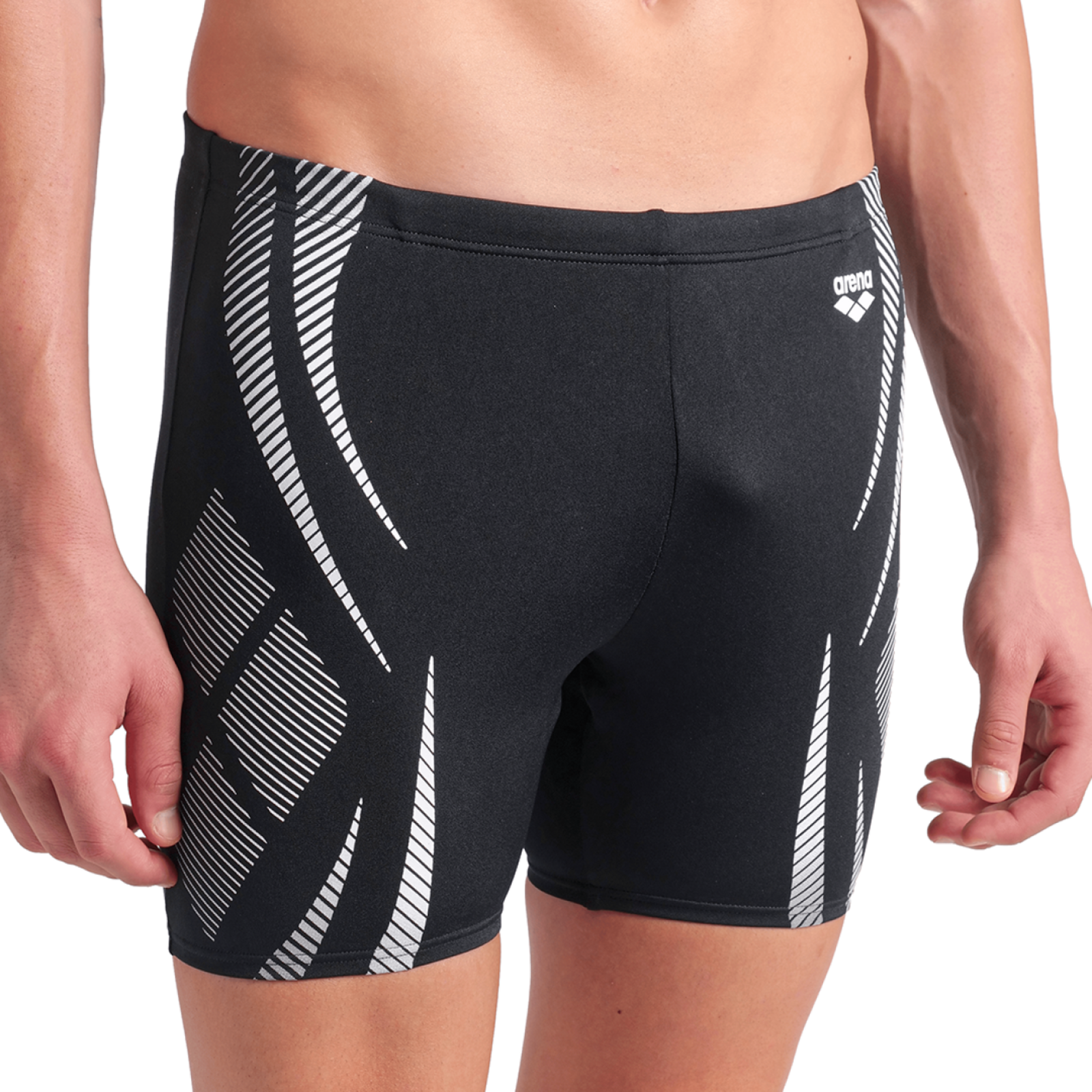 Arena M Arena Poseidonia Swim Mid Jammer Swim Midjammer in SCHWARZ