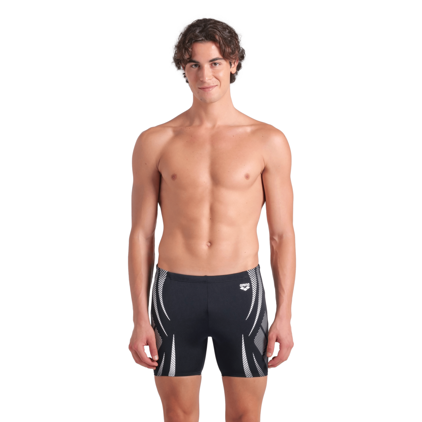 Arena M Arena Poseidonia Swim Mid Jammer Swim Midjammer in SCHWARZ