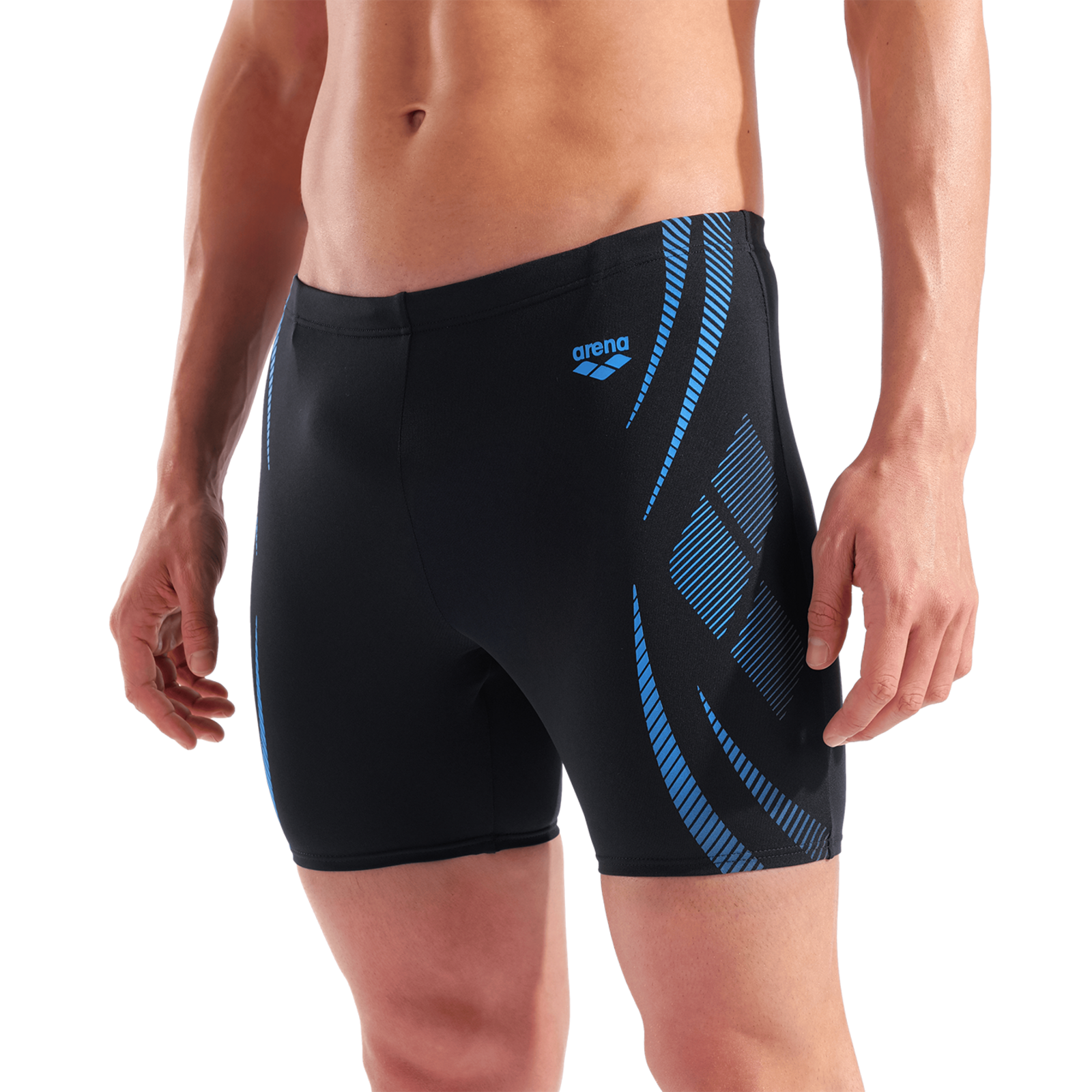 Arena M Arena Poseidonia Swim Mid Jammer Swim Midjammer in SCHWARZ