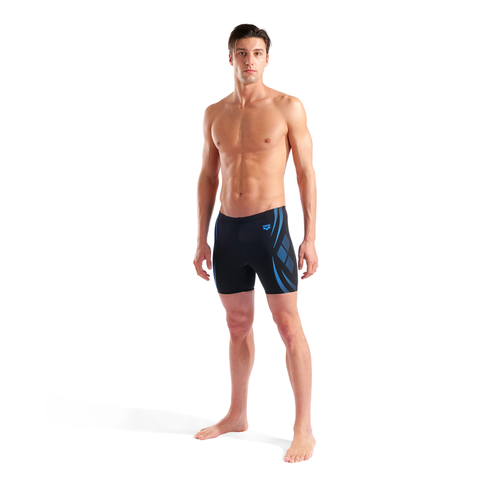 Arena M Arena Poseidonia Swim Mid Jammer Swim Midjammer in SCHWARZ