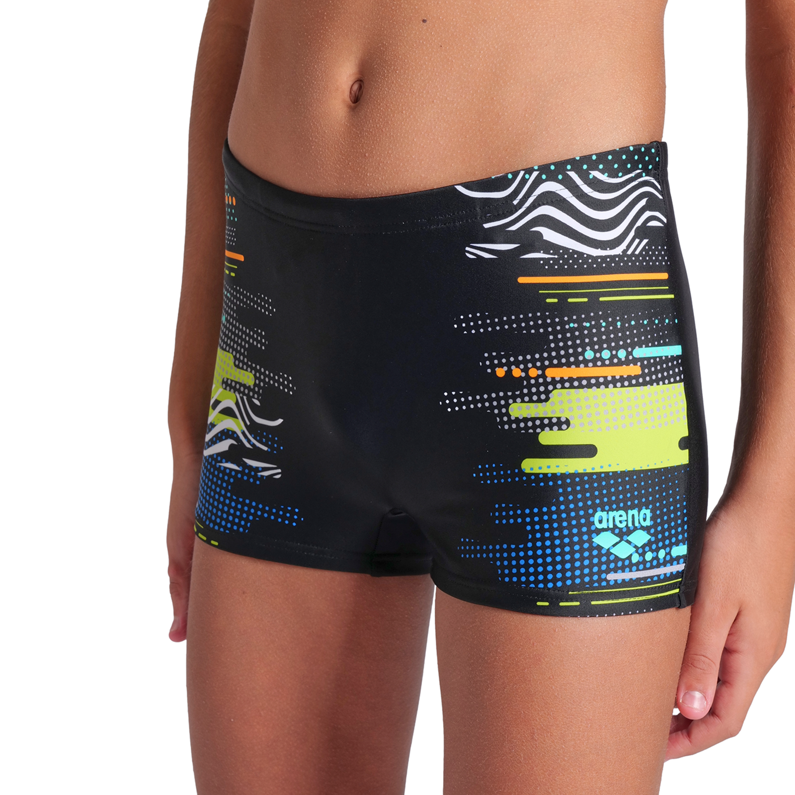 Arena B Arena Rhythm Swim Short in SCHWARZ