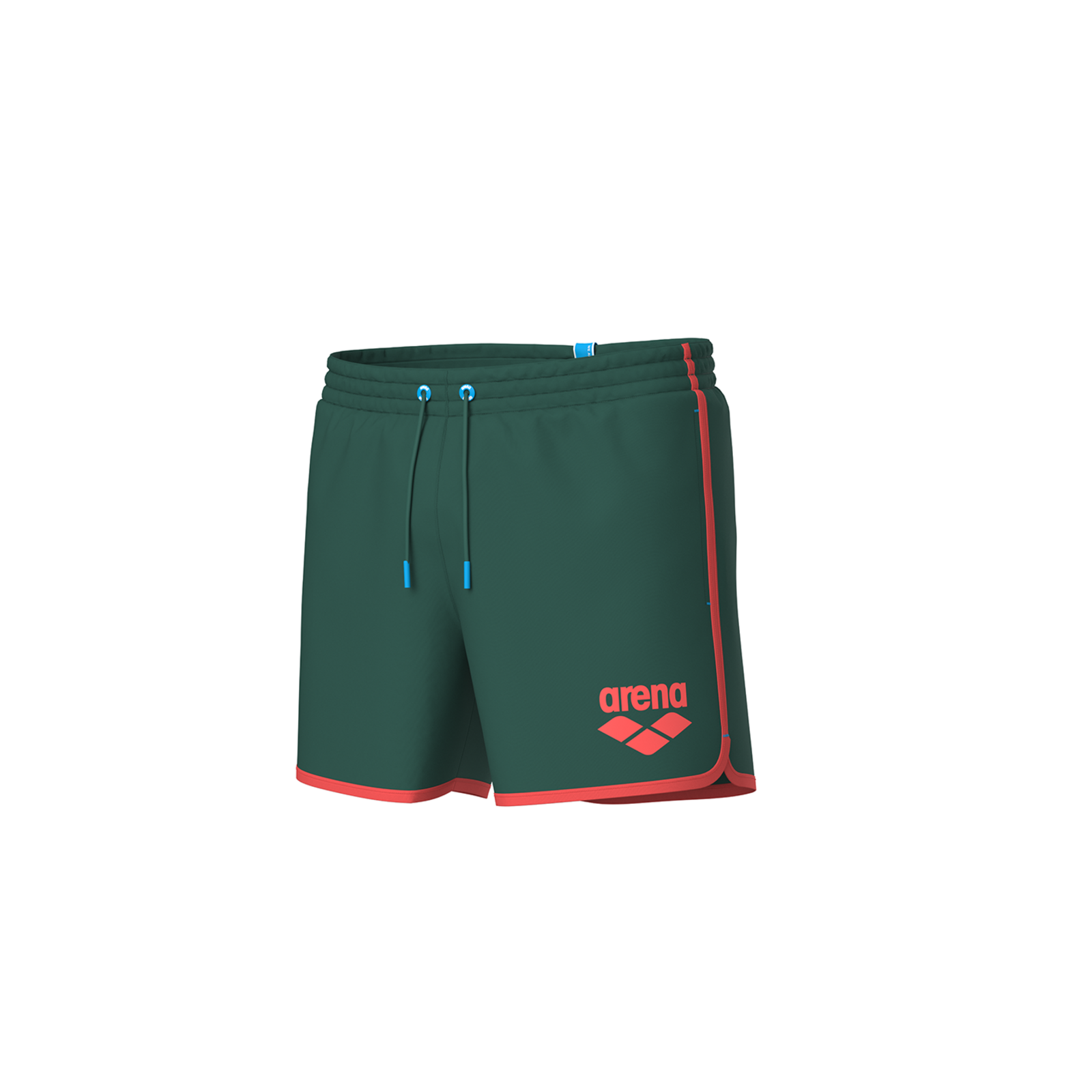 Arena M Arena Big Logo Borders Beach Short in GRÜN