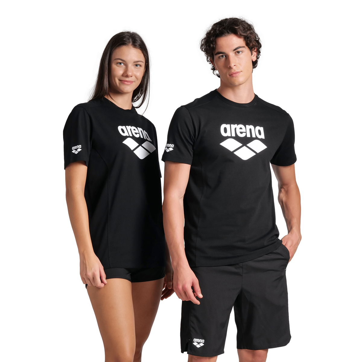 Arena T-Shirt Logo T-Shirt in SCHWARZ