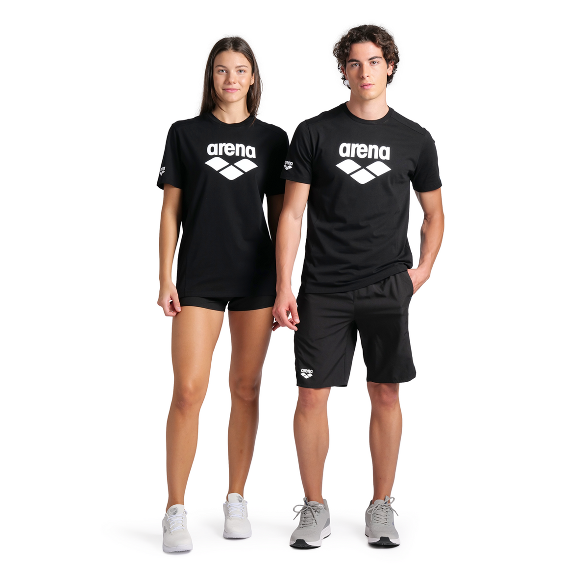 Arena T-Shirt Logo T-Shirt in SCHWARZ