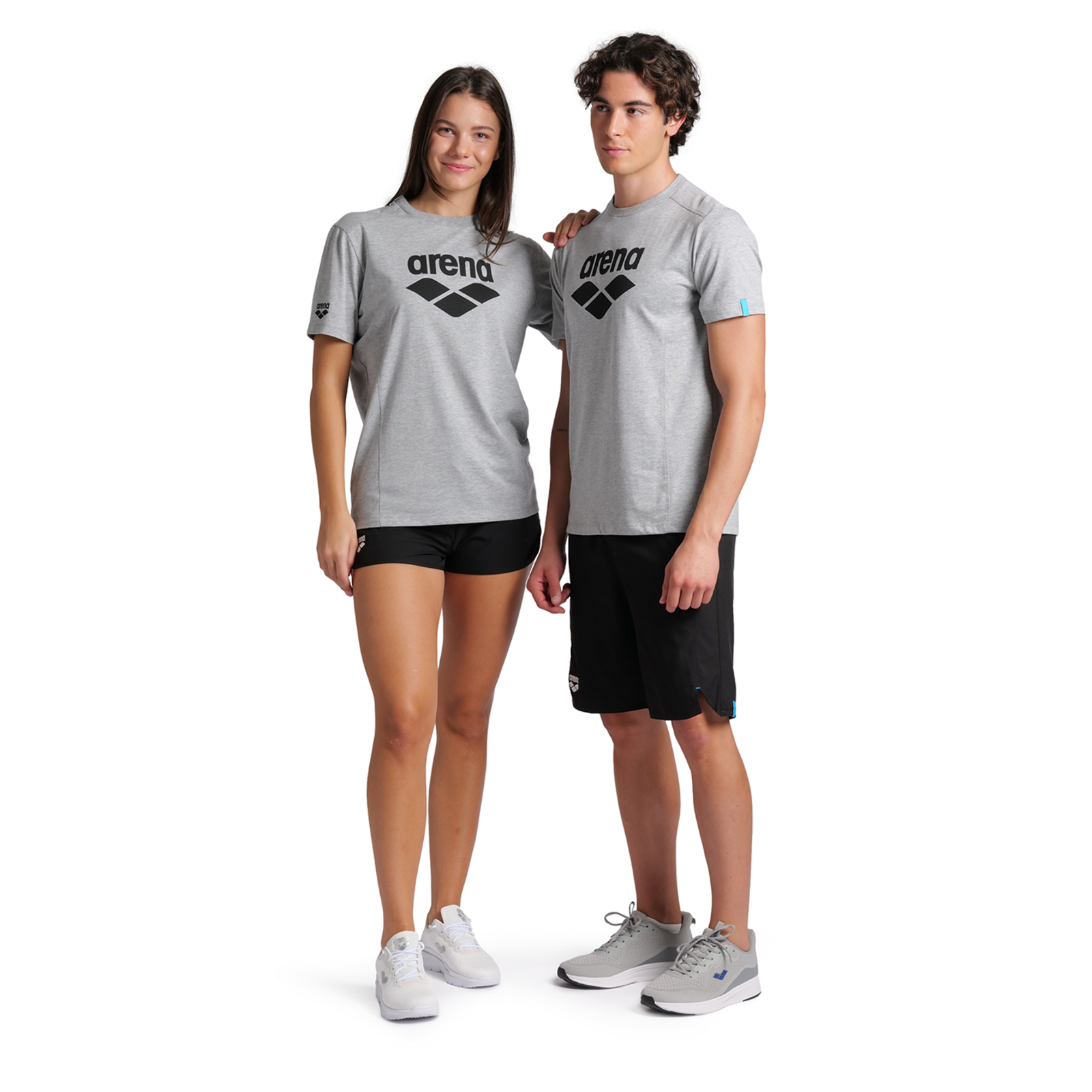 Arena T-Shirt Logo T-Shirt in GRAU