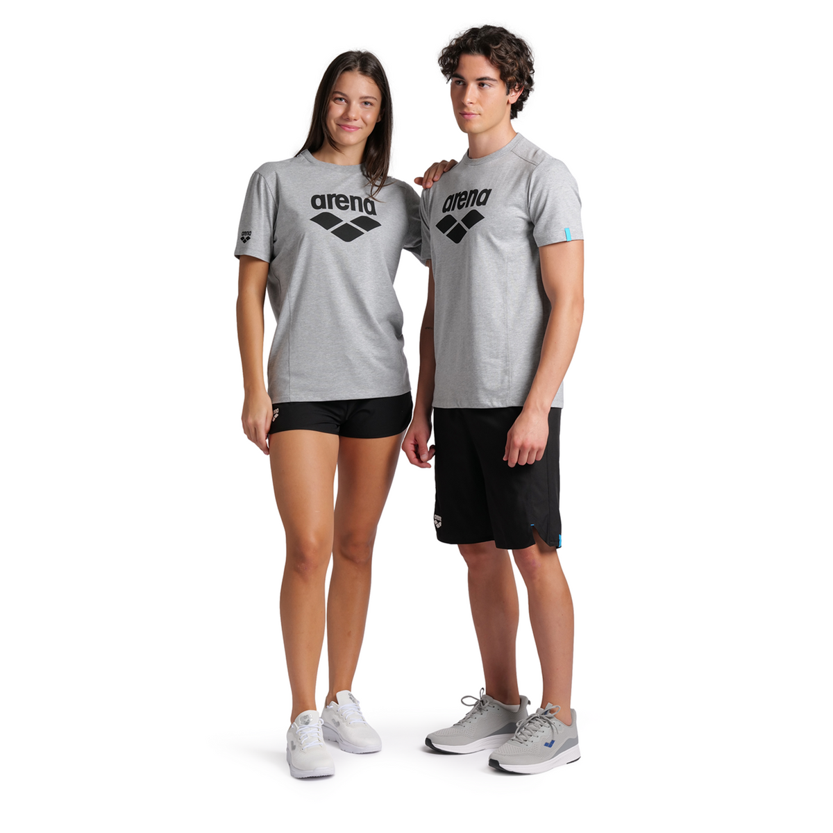 Arena T-Shirt Logo T-Shirt in GRAU