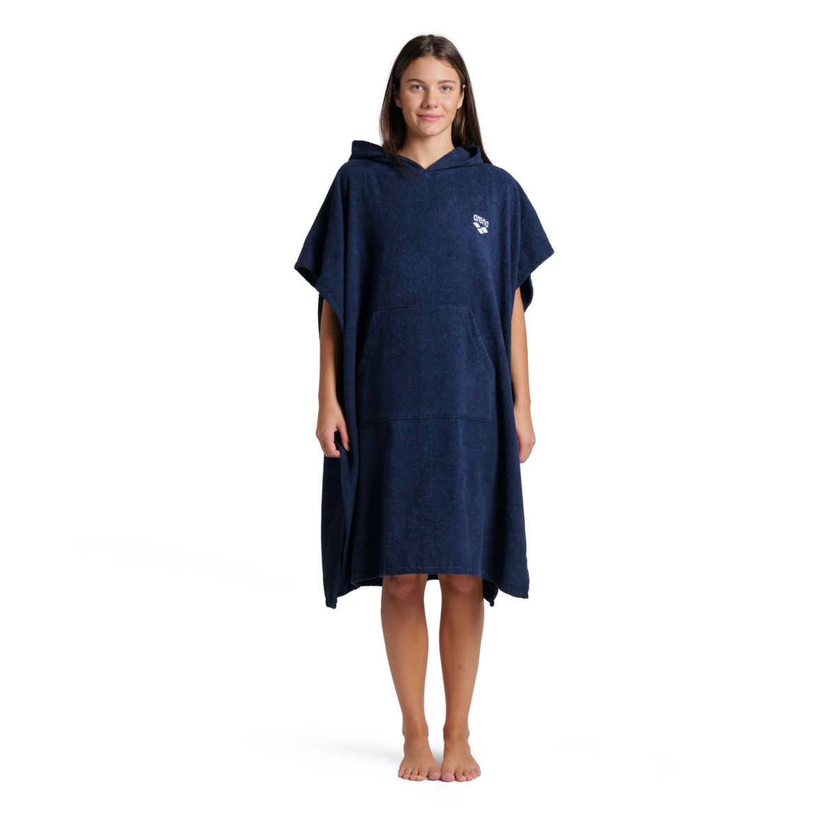 Arena Arena Cotton Poncho in BLAU