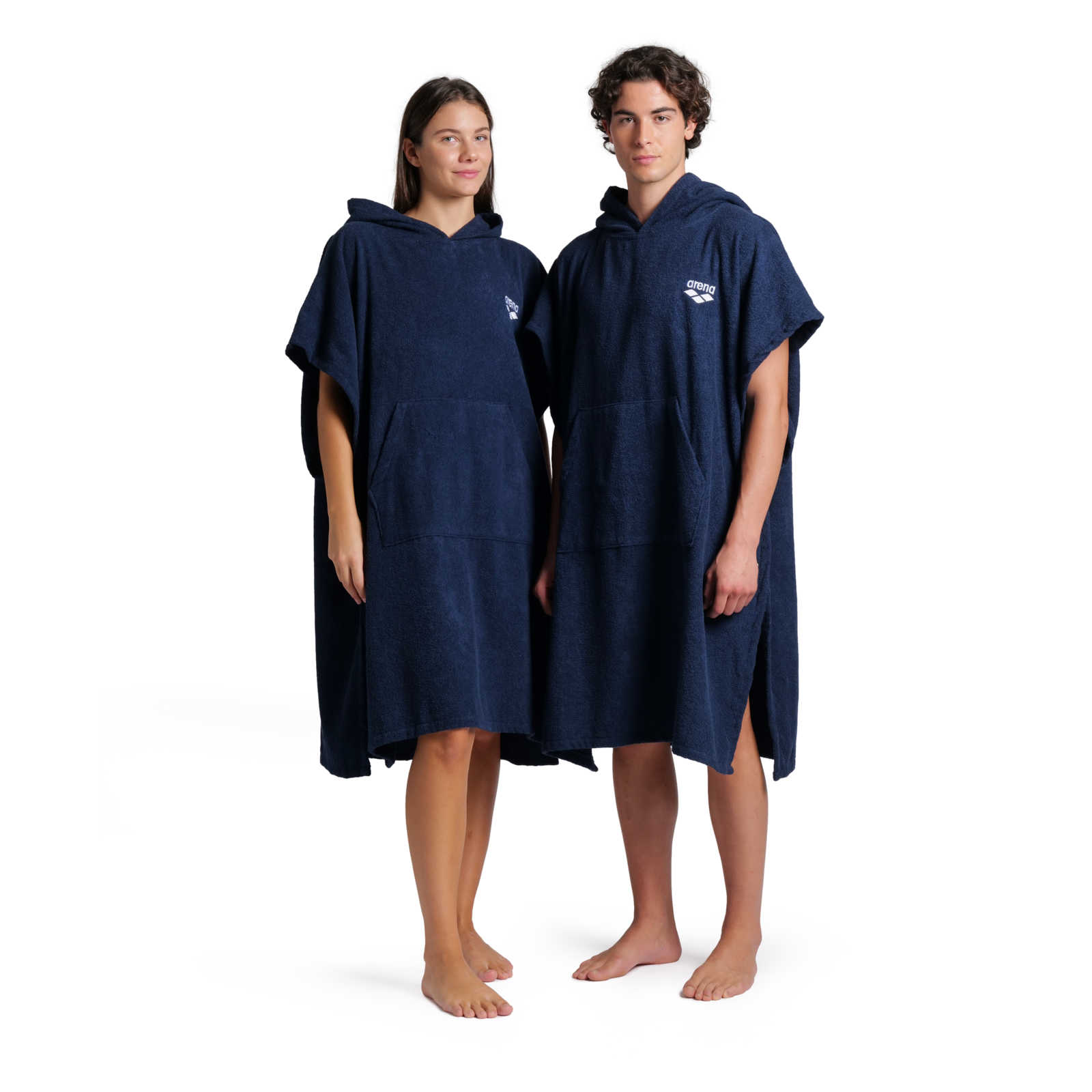 Arena Arena Cotton Poncho in BLAU