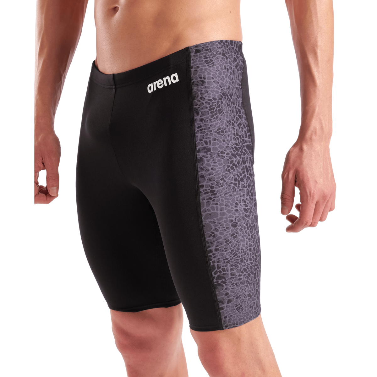 Arena M Arena Snakeskin Swim Jammer Swim Jammer in SCHWARZ