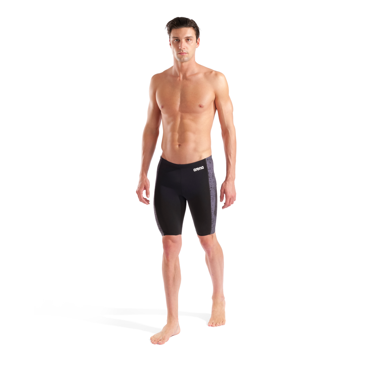 Arena M Arena Snakeskin Swim Jammer Swim Jammer in SCHWARZ