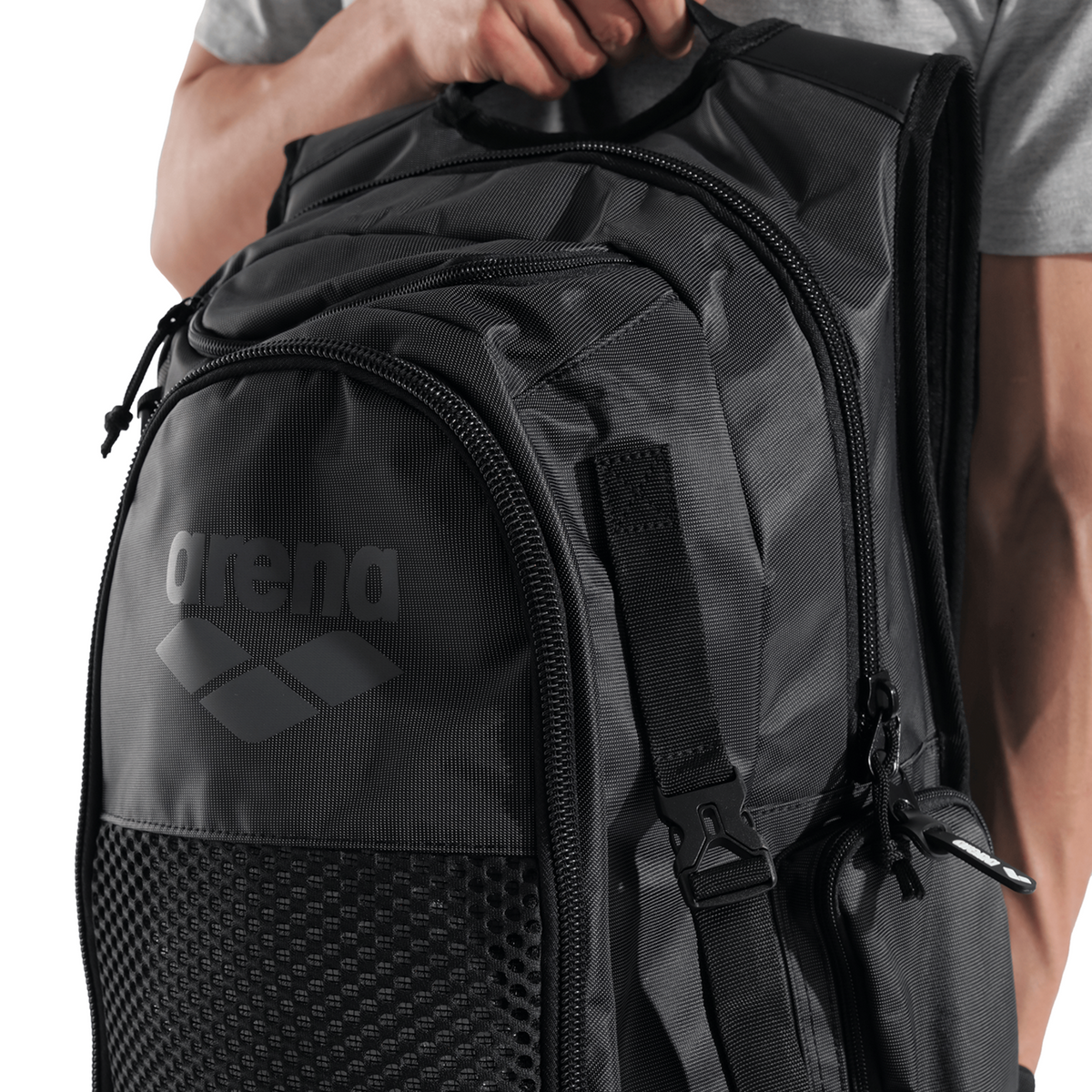 Arena Arena All Set Backpack 45L Sportrucksack in SCHWARZ