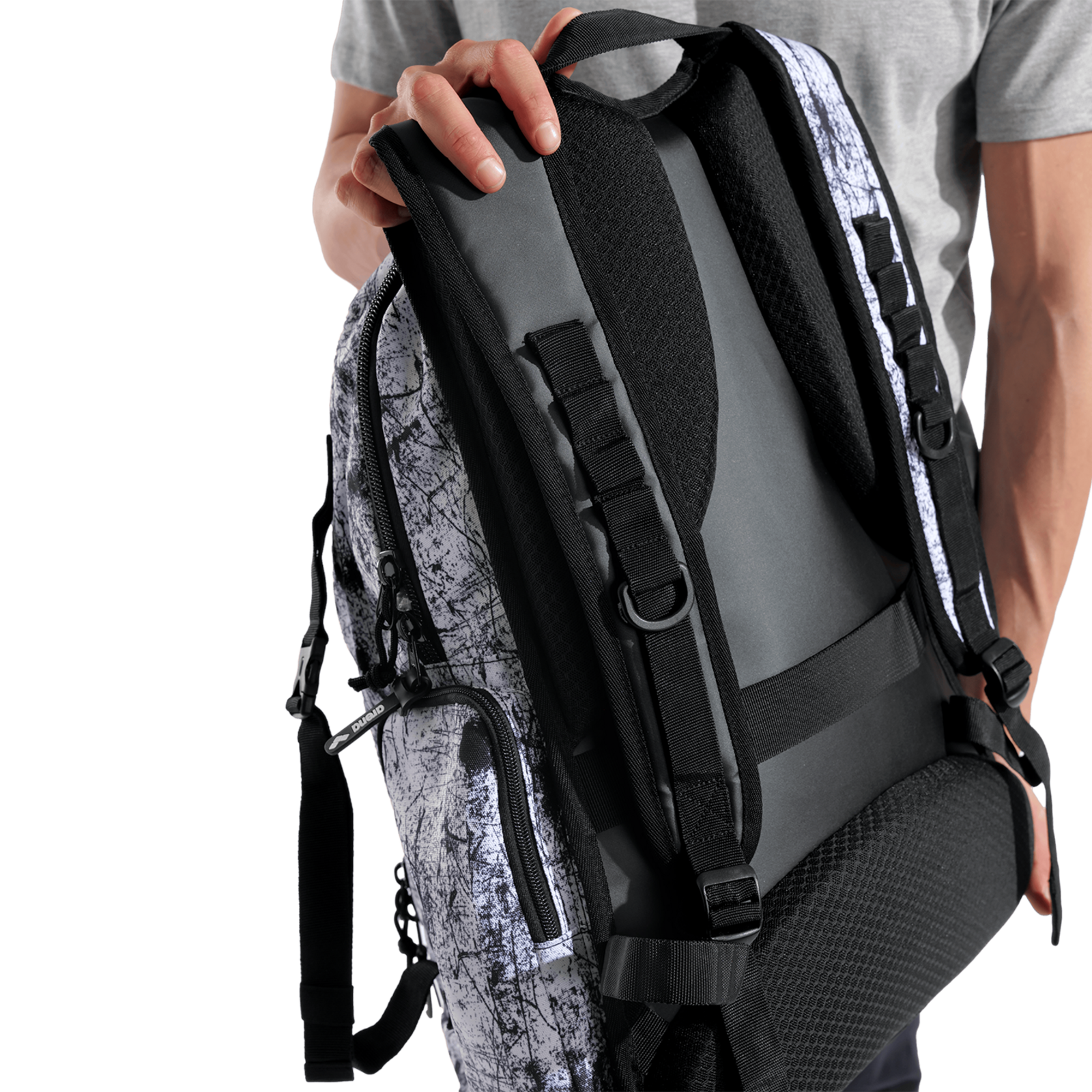 Arena Arena All Set Backpack 45L Allover Sportrucksack in SCHWARZ