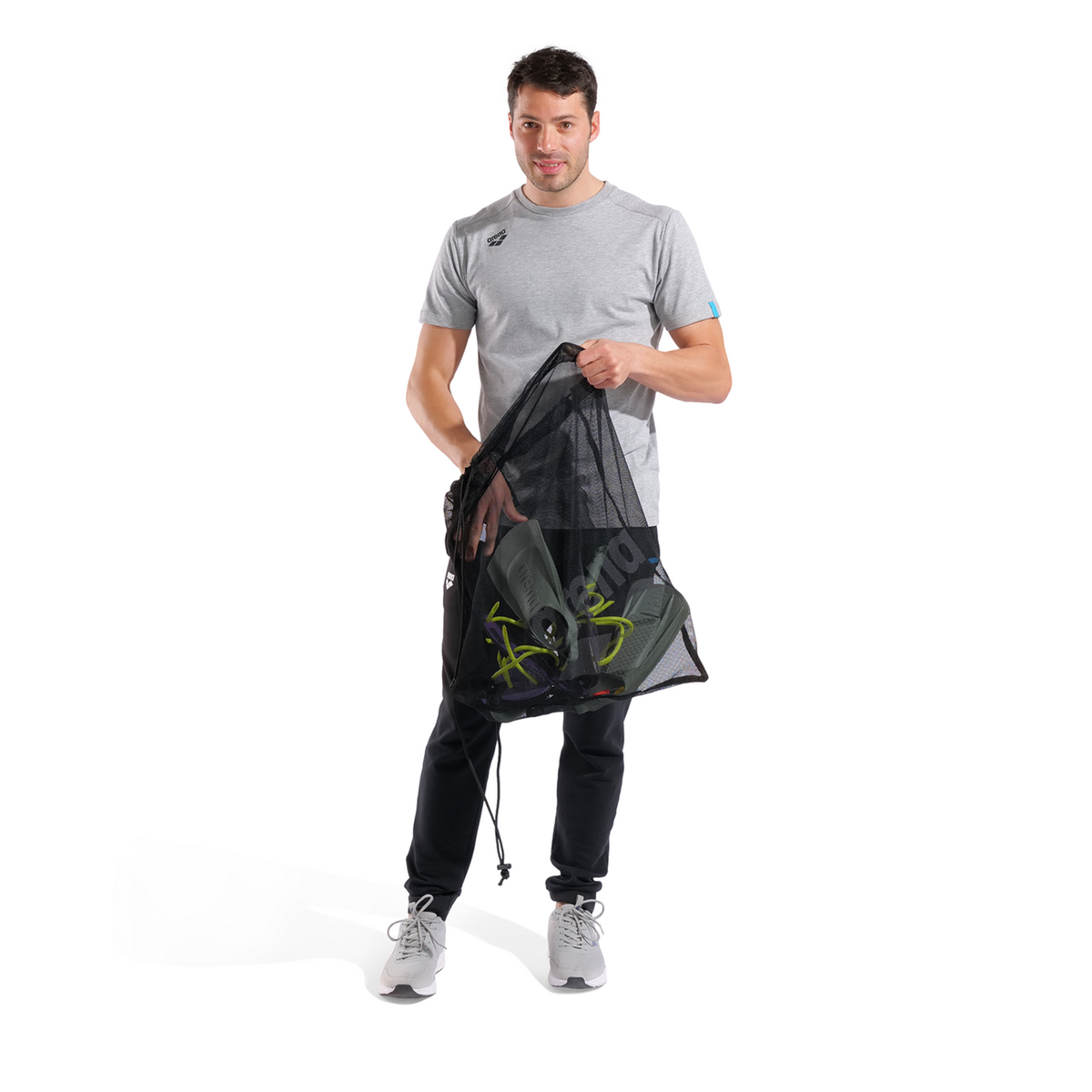 Arena Arena One Go Mesh Bag Gymbag in SCHWARZ