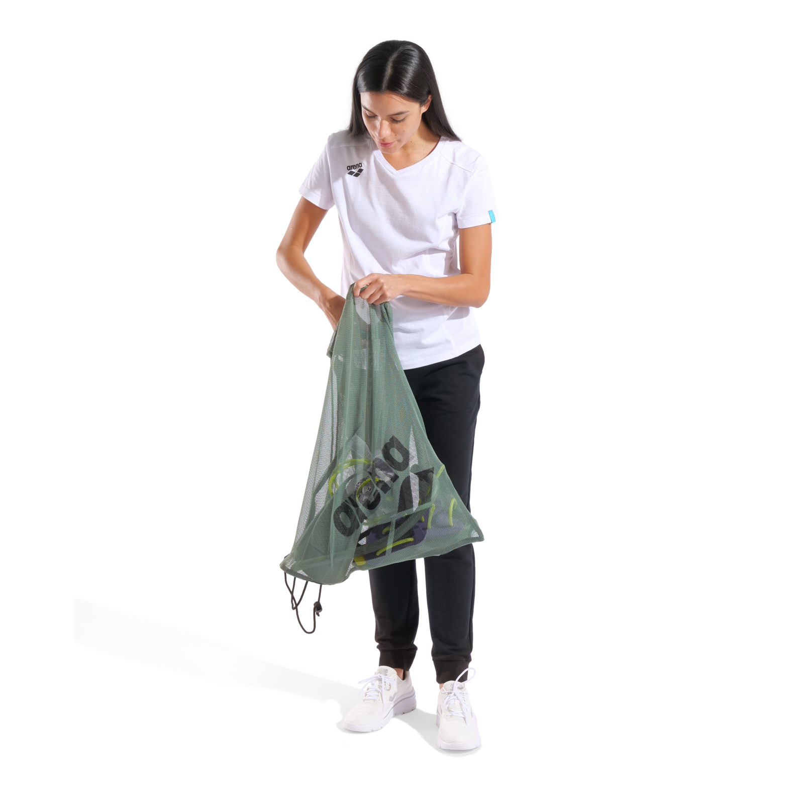 Arena Arena One Go Mesh Bag Gymbag in GRÜN