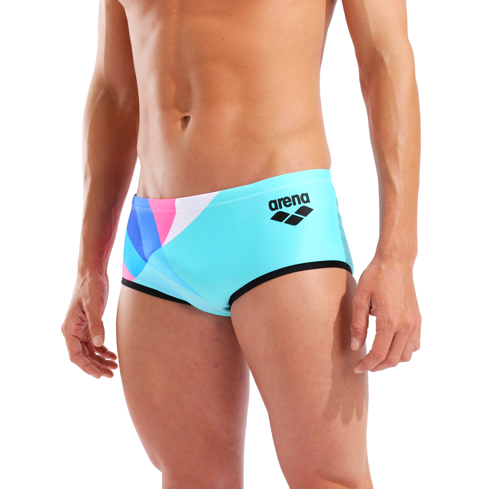 Arena M Arena One Placement Low Waist Short Swim Low Waist Short in MEHRFARBIG