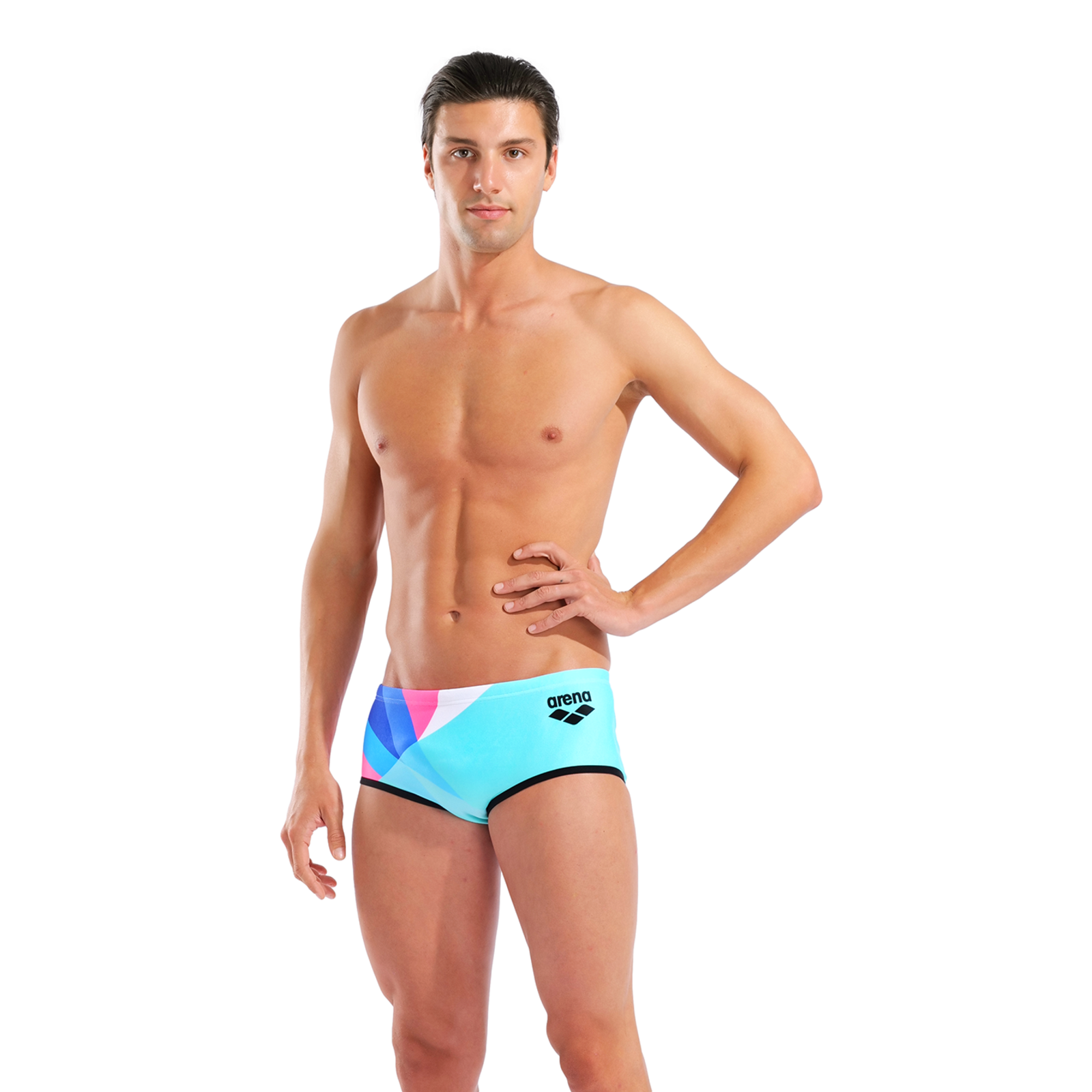 Arena M Arena One Placement Low Waist Short Swim Low Waist Short in MEHRFARBIG