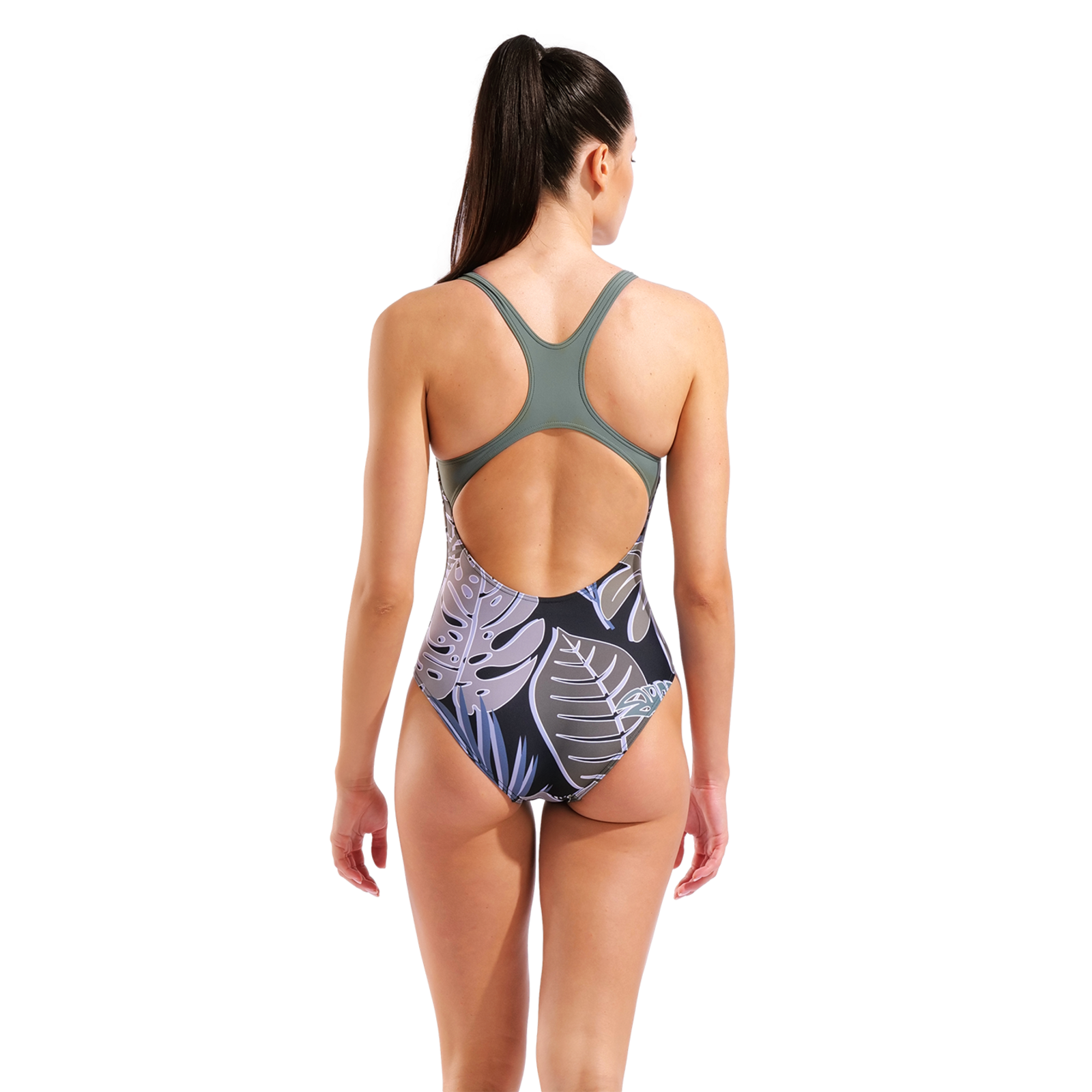 Arena W Arena Forest Swimsuit Swim Pro Back L Badeanzug in SCHWARZ