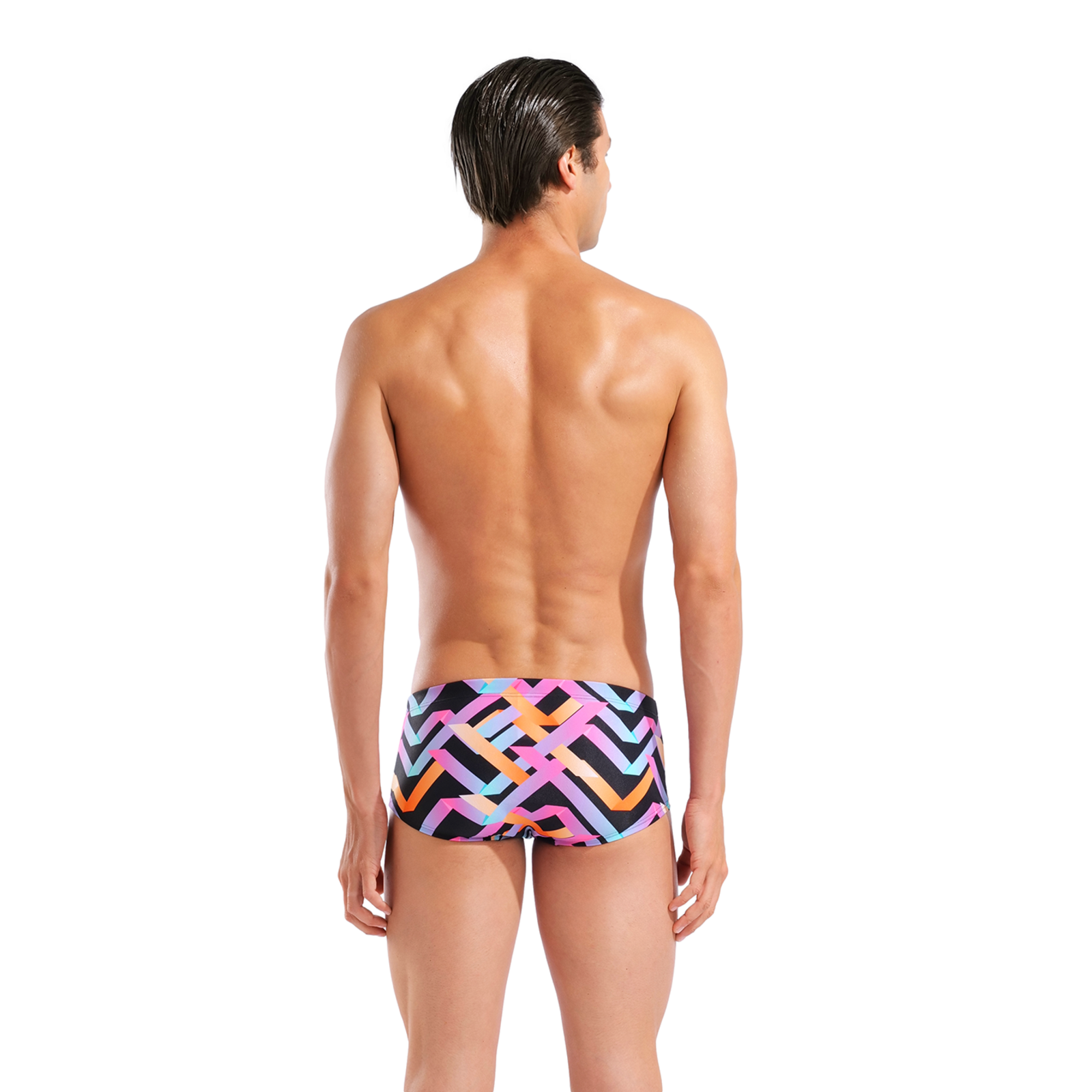 Arena M Arena Texture Swim Low Waist Short Swim Low Waist Short in MEHRFARBIG