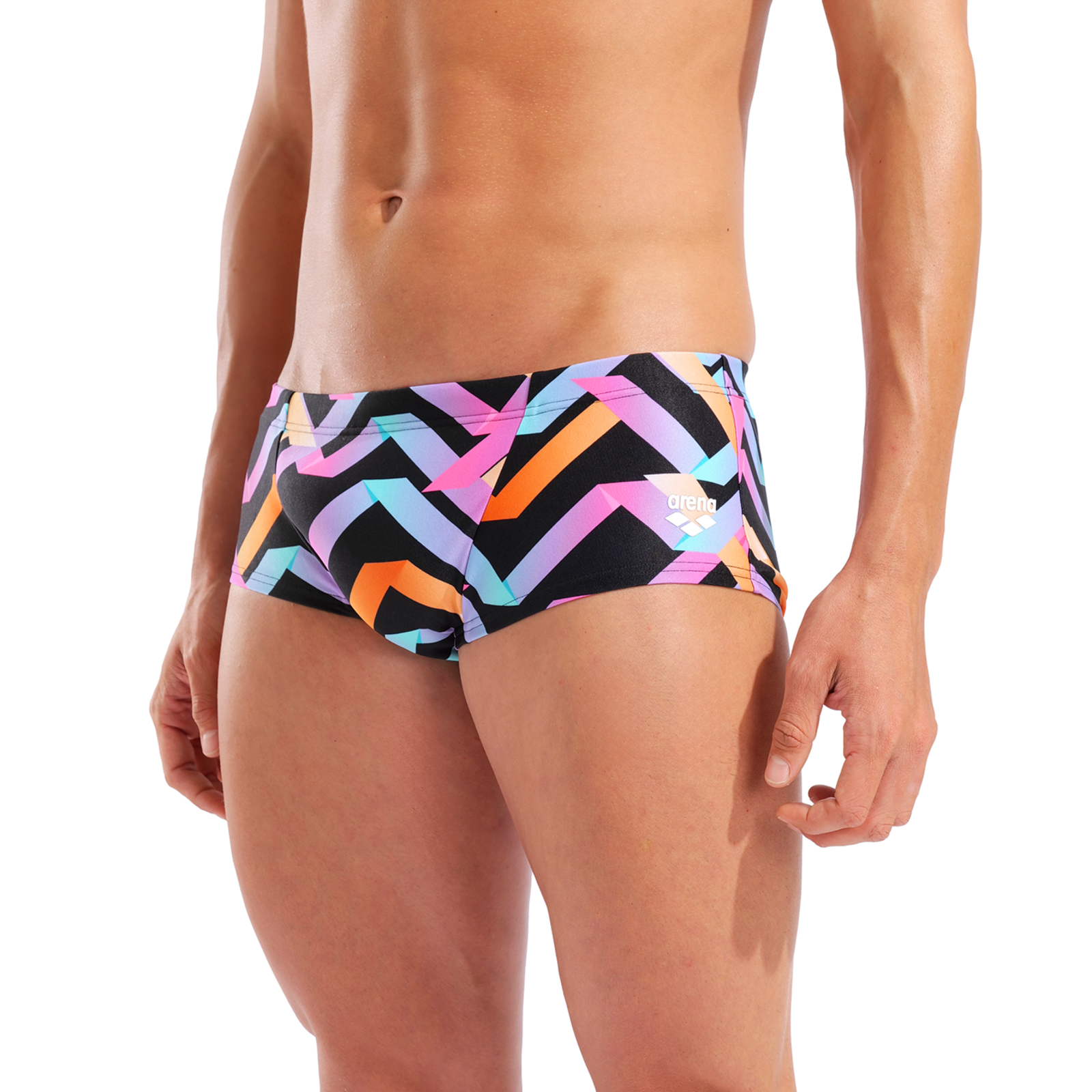 Arena M Arena Texture Swim Low Waist Short Swim Low Waist Short in MEHRFARBIG