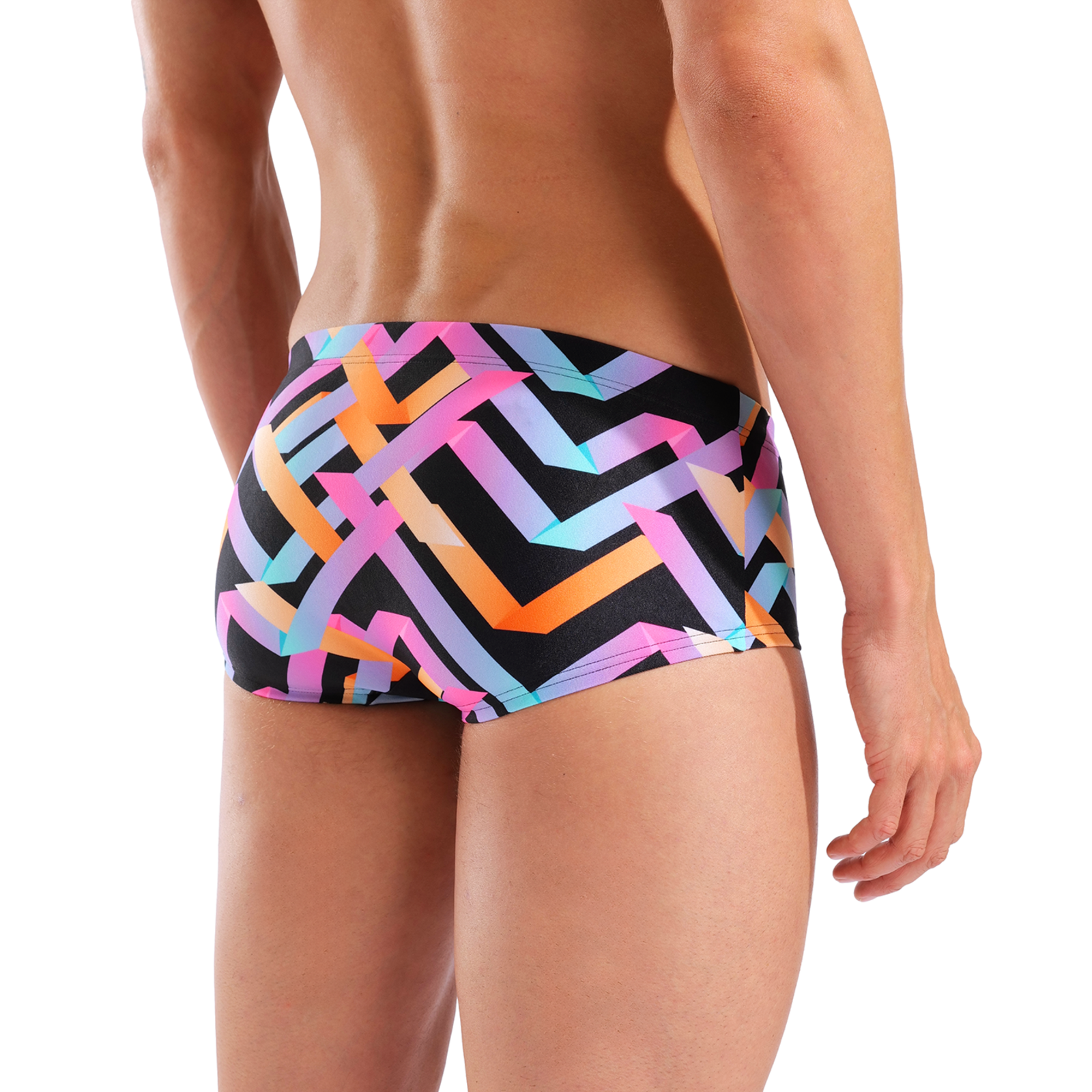 Arena M Arena Texture Swim Low Waist Short Swim Low Waist Short in MEHRFARBIG