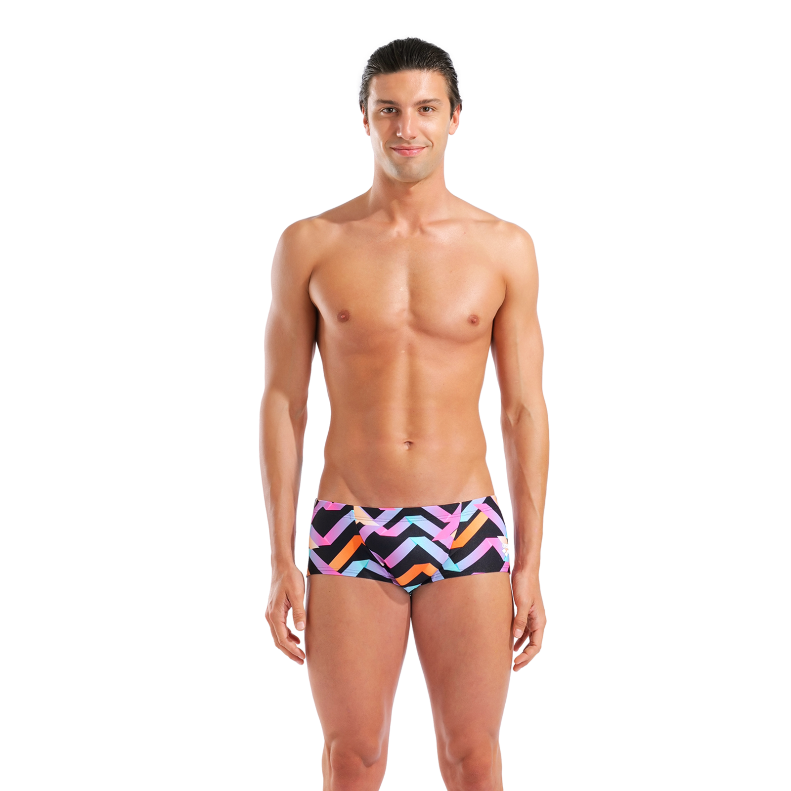 Arena M Arena Texture Swim Low Waist Short Swim Low Waist Short in MEHRFARBIG