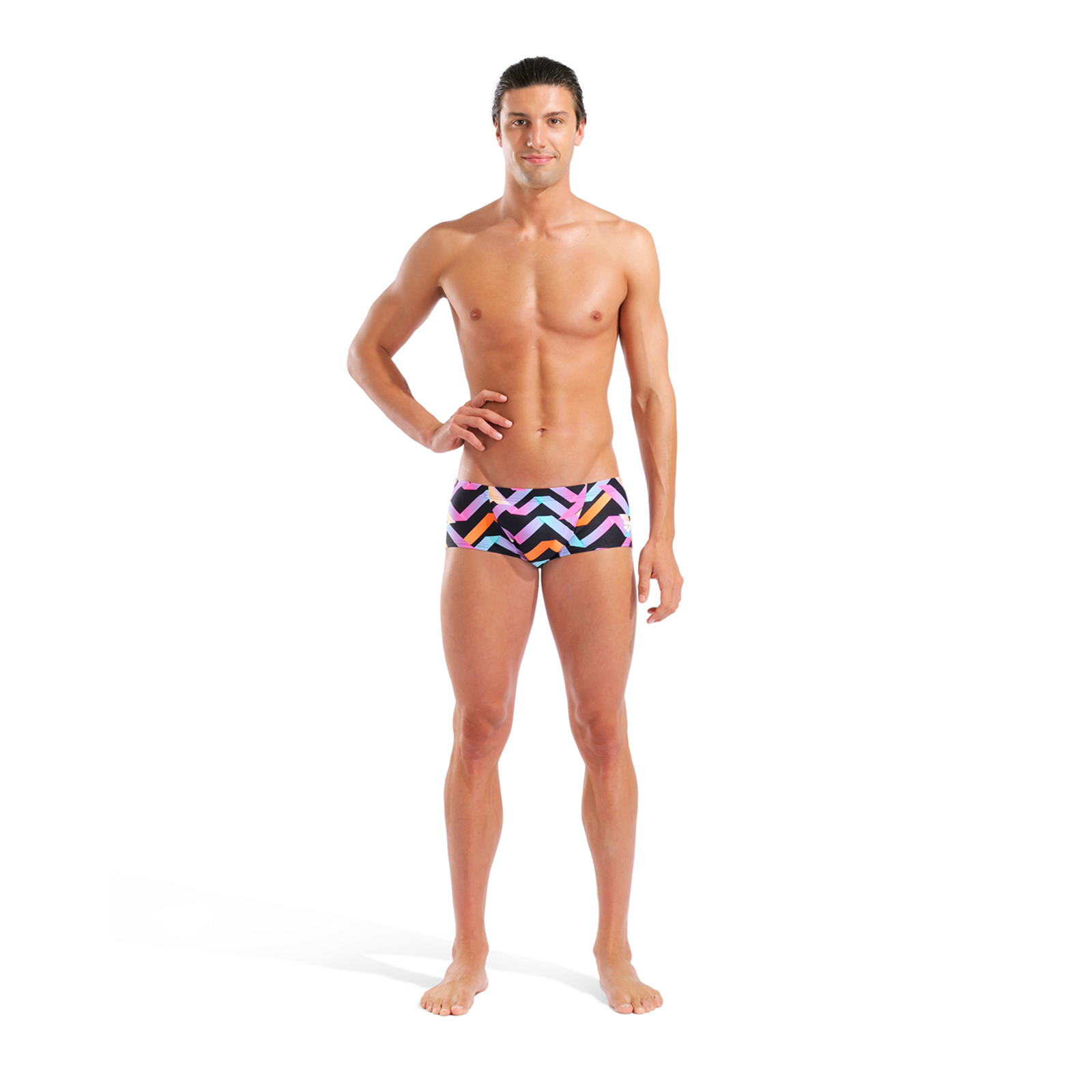 Arena M Arena Texture Swim Low Waist Short Swim Low Waist Short in MEHRFARBIG