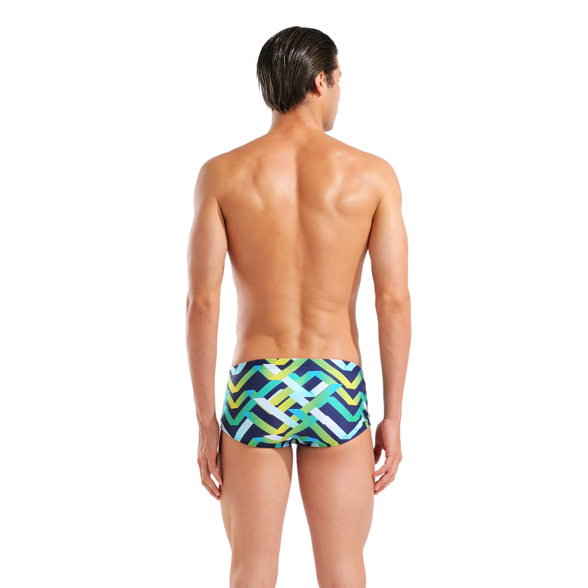 Arena M Arena Texture Swim Low Waist Short Swim Low Waist Short in MEHRFARBIG