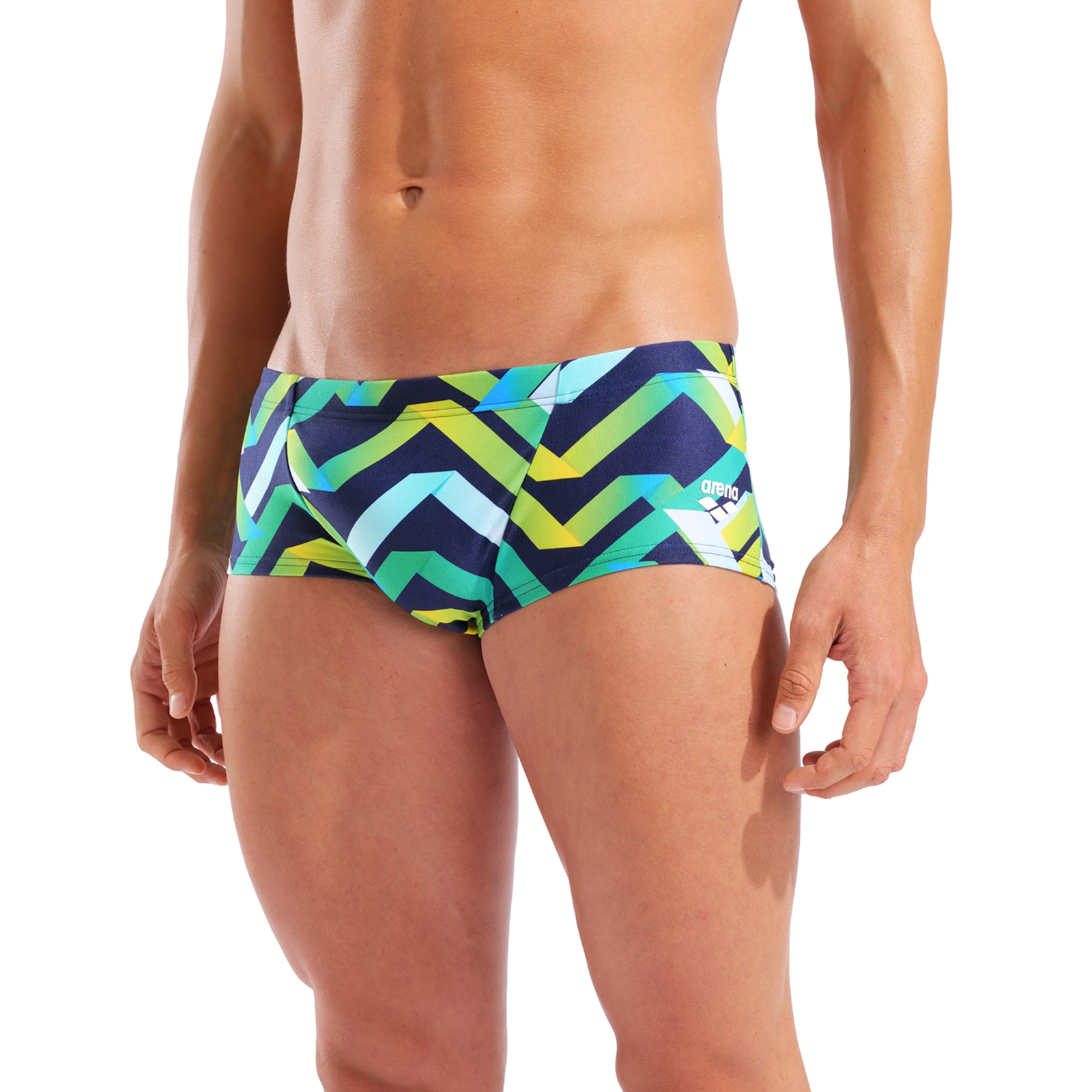 Arena M Arena Texture Swim Low Waist Short Swim Low Waist Short in MEHRFARBIG