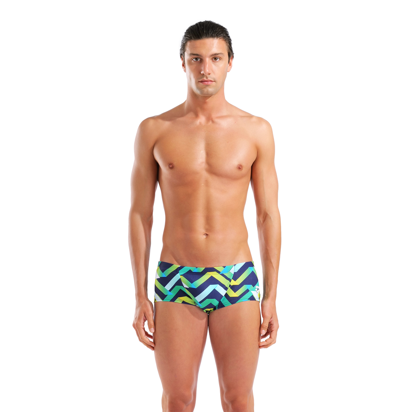 Arena M Arena Texture Swim Low Waist Short Swim Low Waist Short in MEHRFARBIG