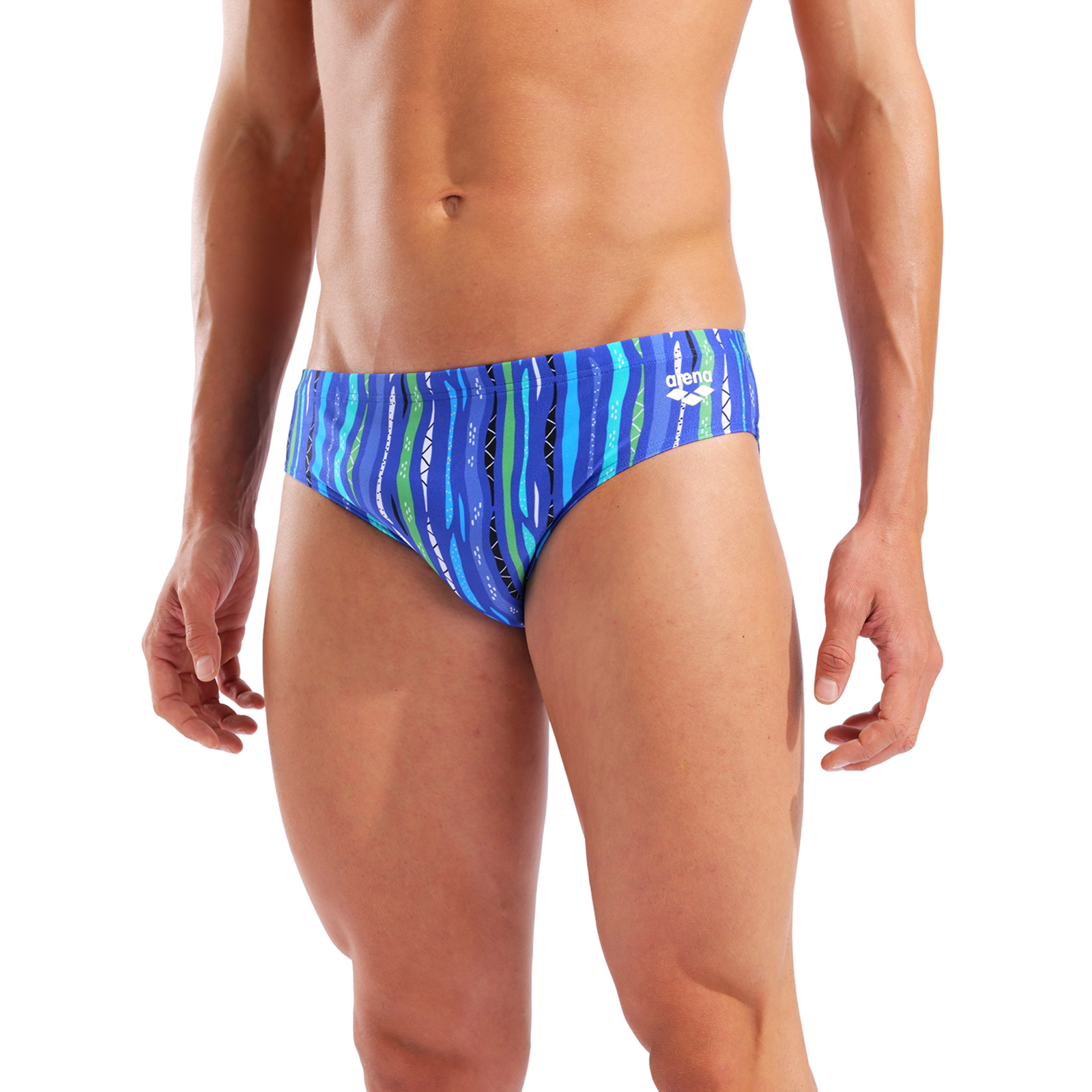 Arena M Arena Stripes Swim Briefs Swim Slip in MEHRFARBIG