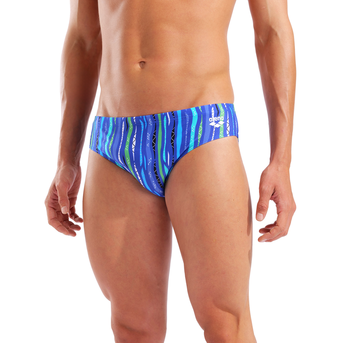 Arena M Arena Stripes Swim Briefs Swim Slip in MEHRFARBIG
