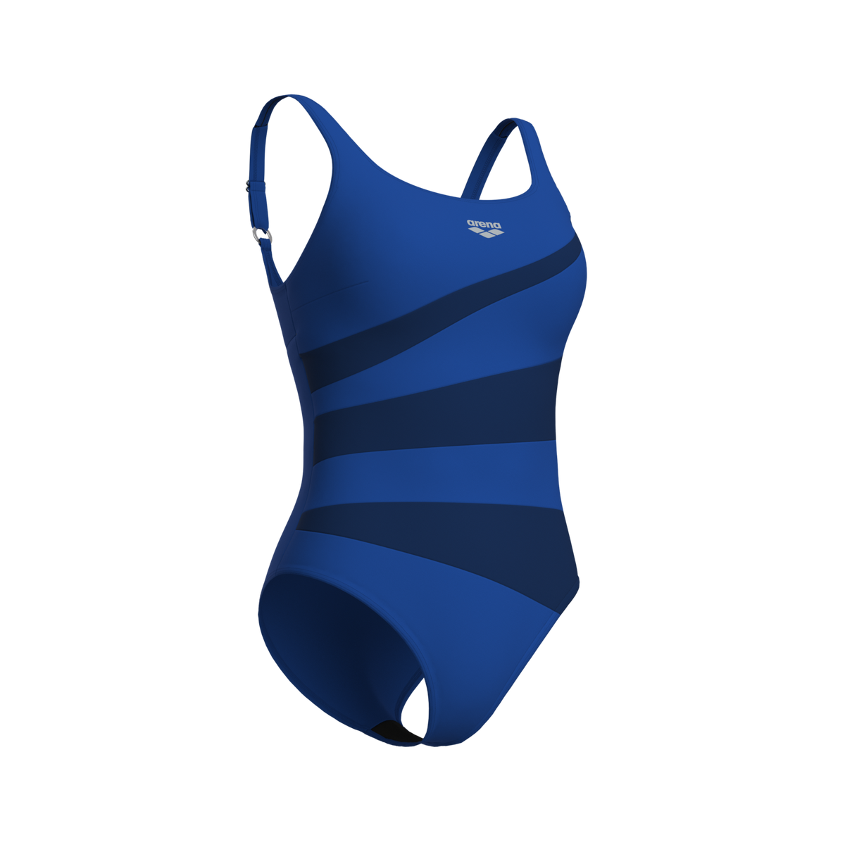 Arena W Arena Isabella Swimsuit Wing Back C Figurformender Badeanzug in BLAU